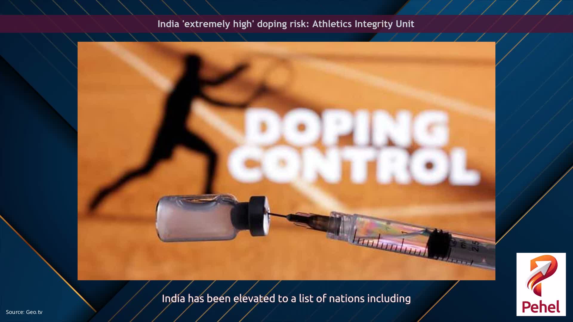 India 'extremely high' doping risk: Athletics Integrity Unit