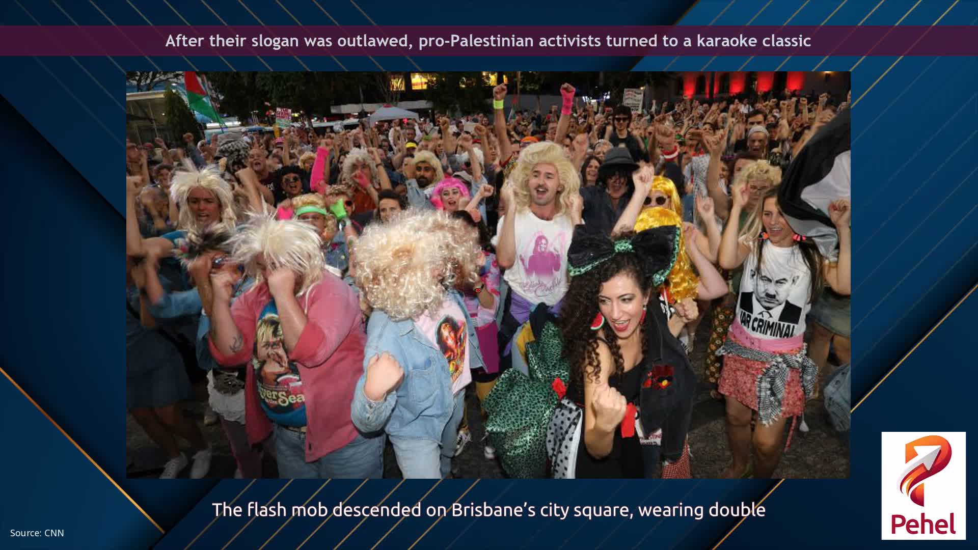 After their slogan was outlawed, pro-Palestinian activists turned to a karaoke classic