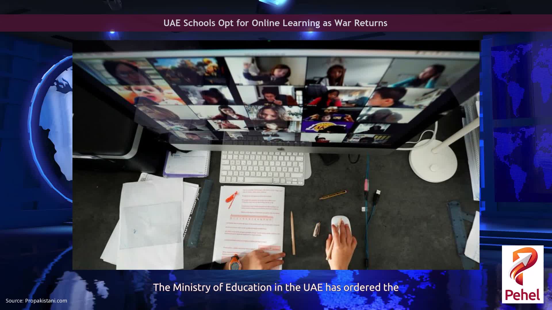 UAE Schools Opt for Online Learning as War Returns