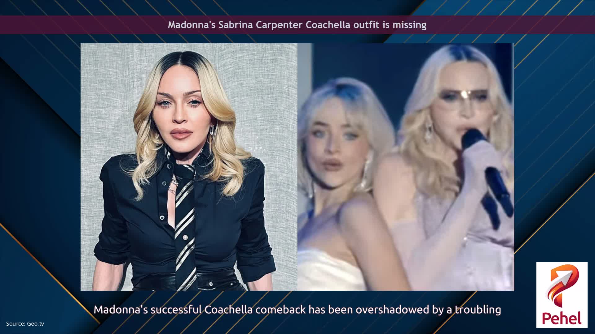 Madonna's Sabrina Carpenter Coachella outfit is missing