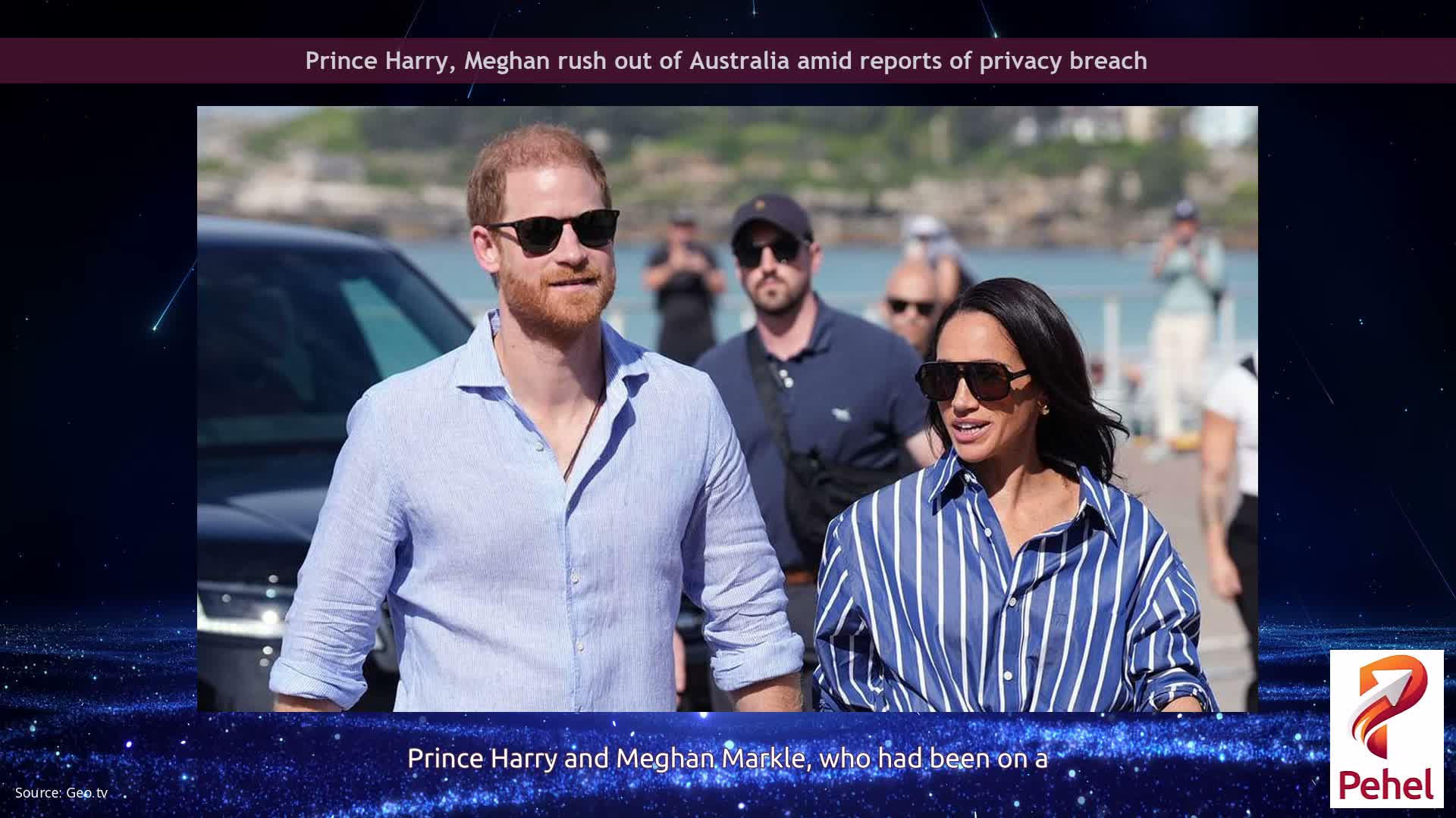 Prince Harry, Meghan rush out of Australia amid reports of privacy breach