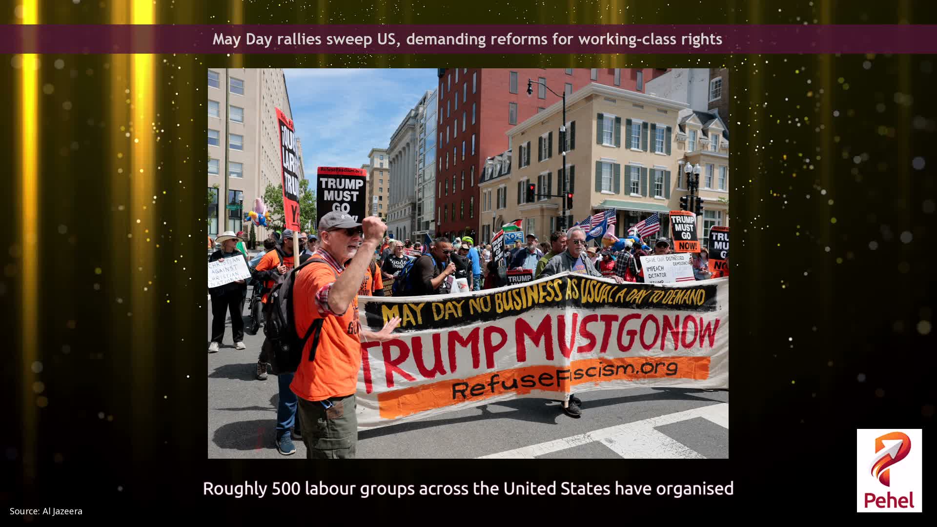 May Day rallies sweep US, demanding reforms for working-class rights