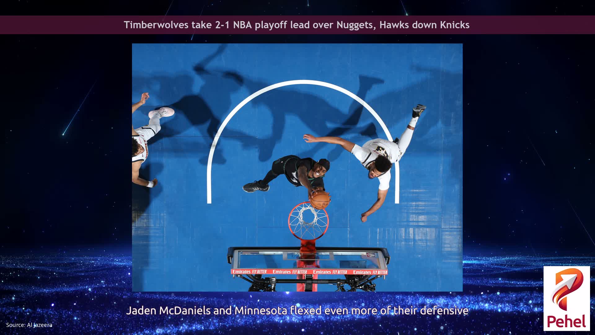 Timberwolves take 2-1 NBA playoff lead over Nuggets, Hawks down Knicks