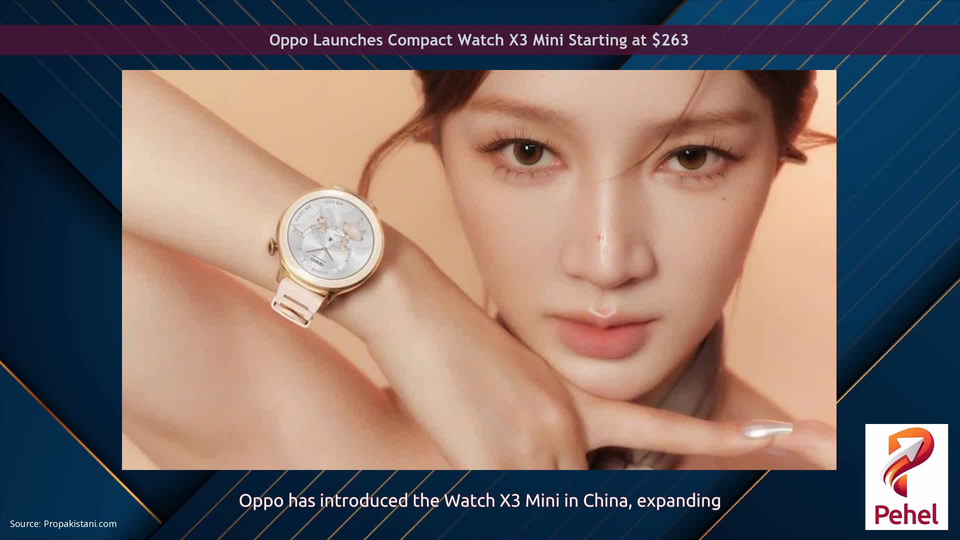 Oppo Launches Compact Watch X3 Mini Starting at $263