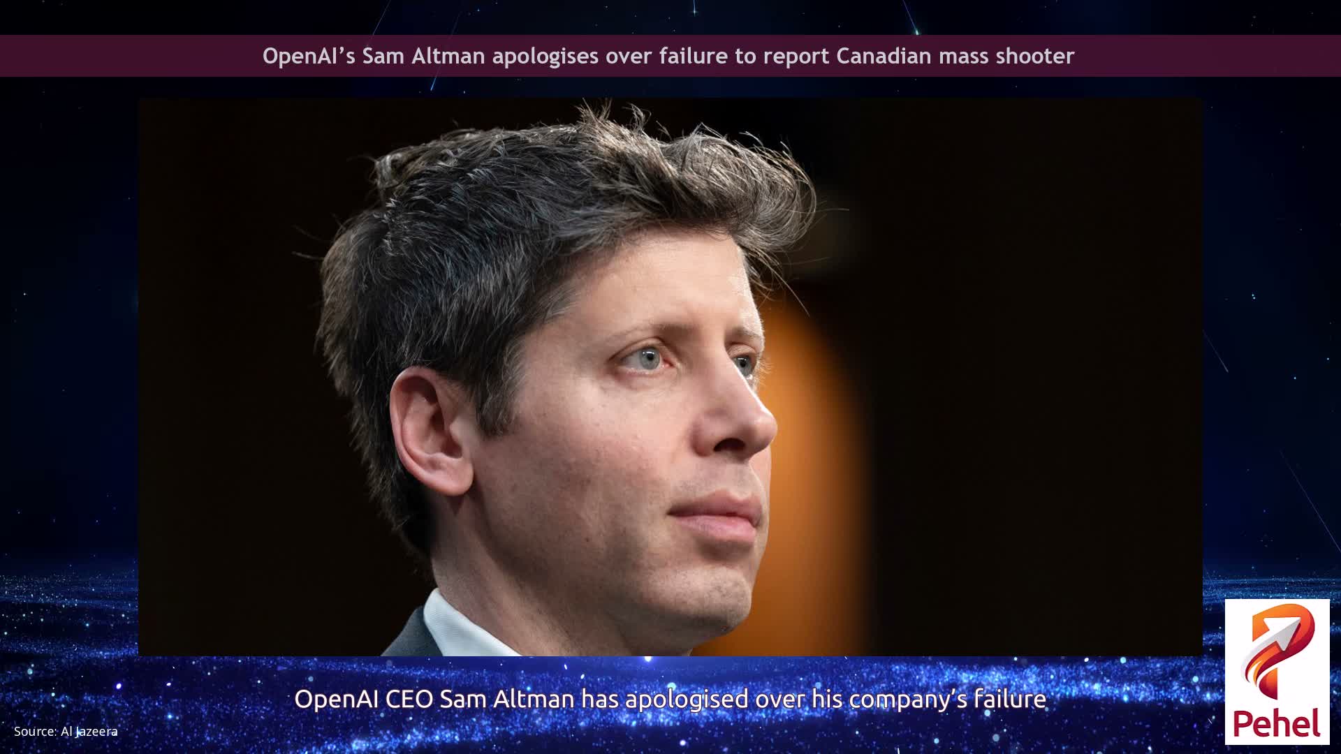 OpenAI’s Sam Altman apologises over failure to report Canadian mass shooter