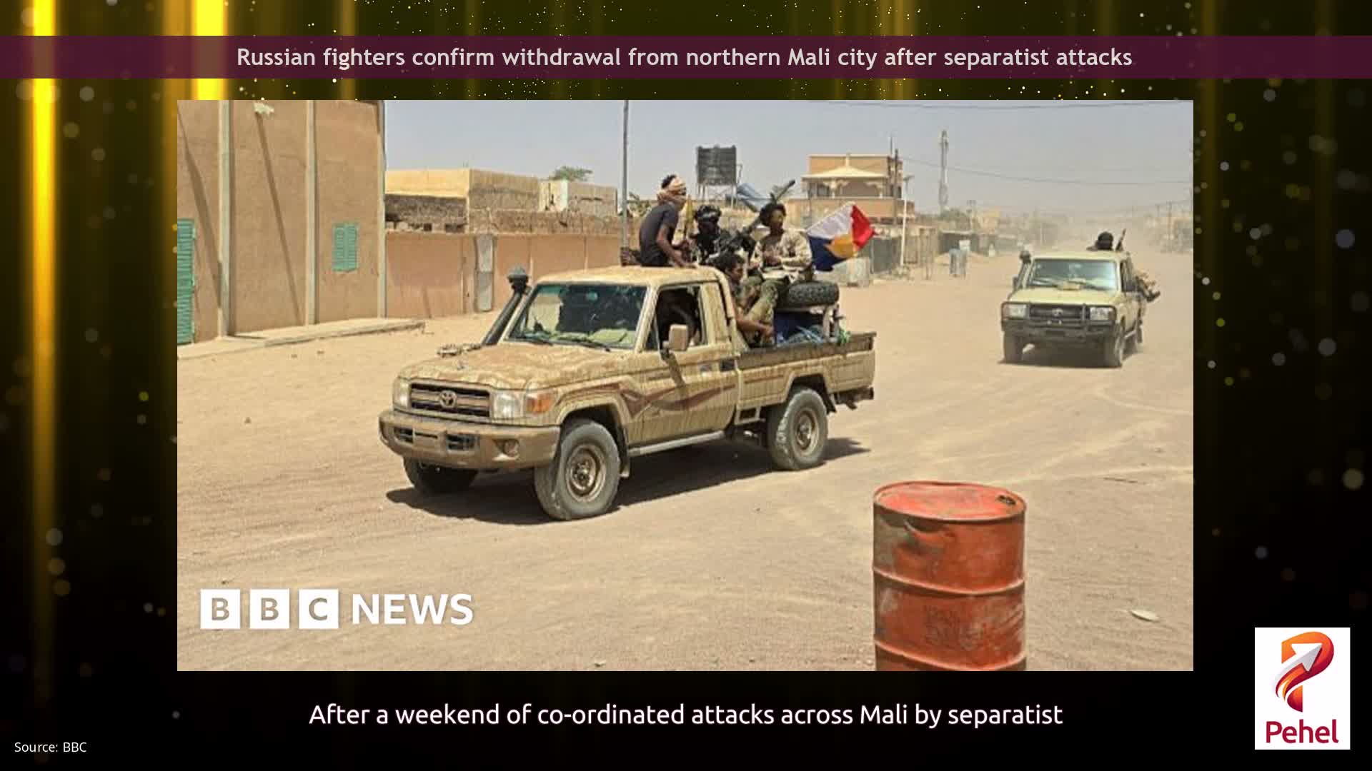 Russian fighters confirm withdrawal from northern Mali city after separatist attacks
