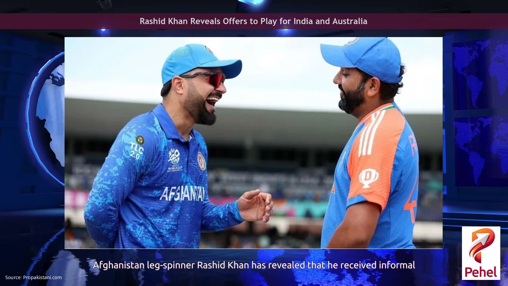 Rashid Khan Reveals Offers to Play for India and Australia