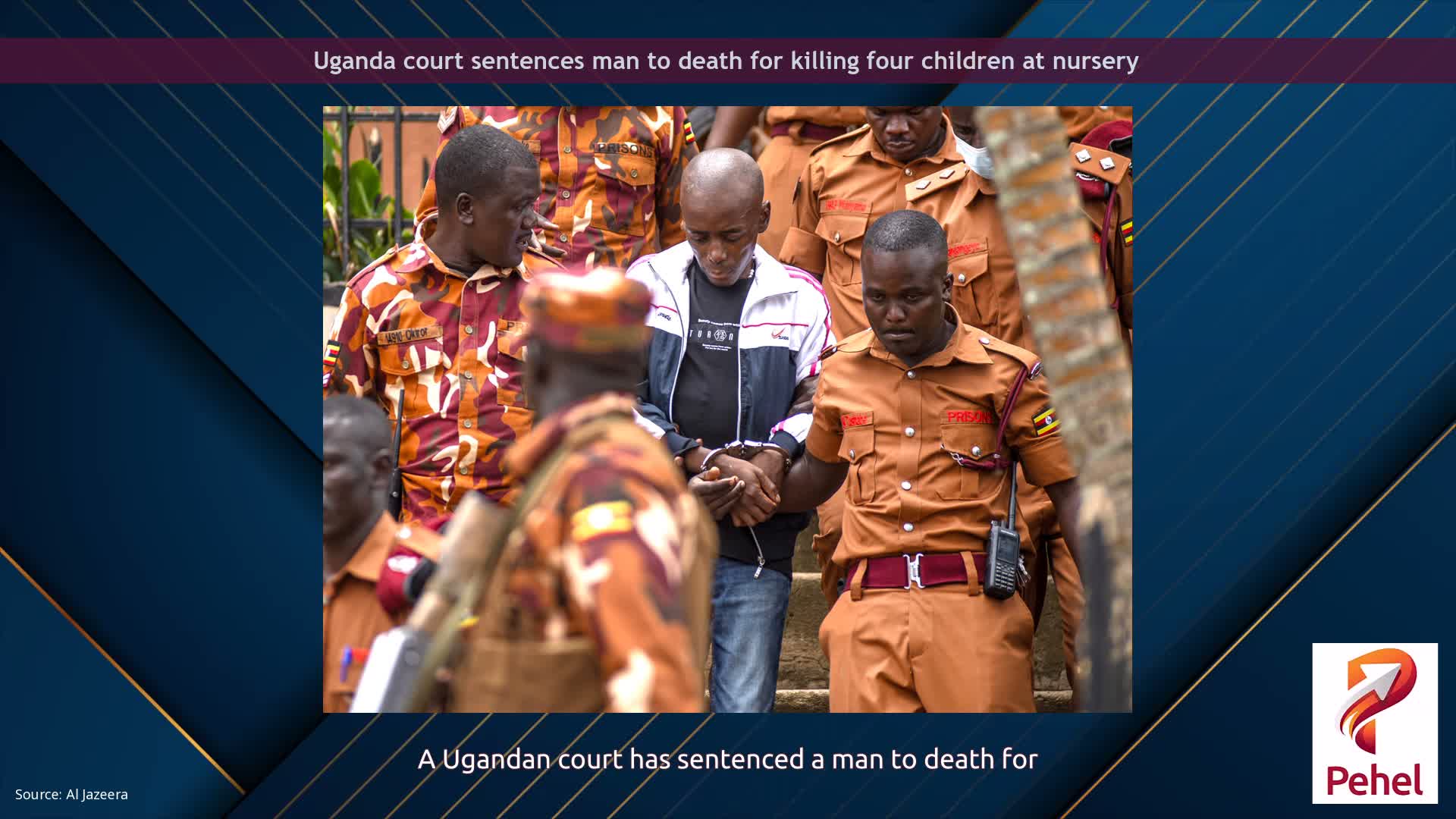 Uganda court sentences man to death for killing four children at nursery