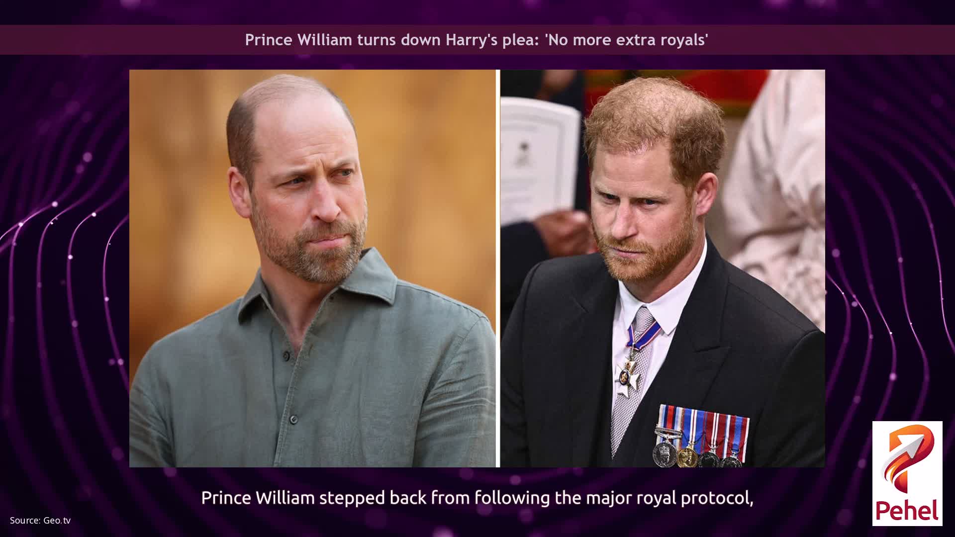 Prince William turns down Harry's plea: 'No more extra royals'