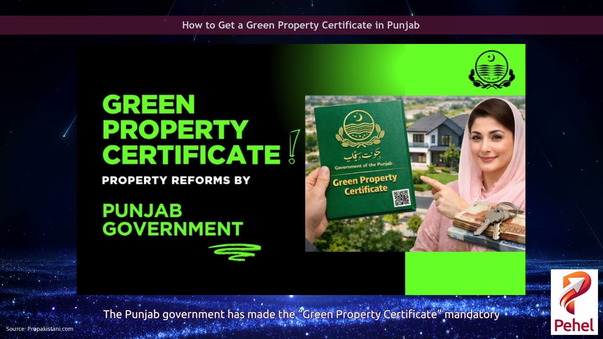 How to Get a Green Property Certificate in Punjab