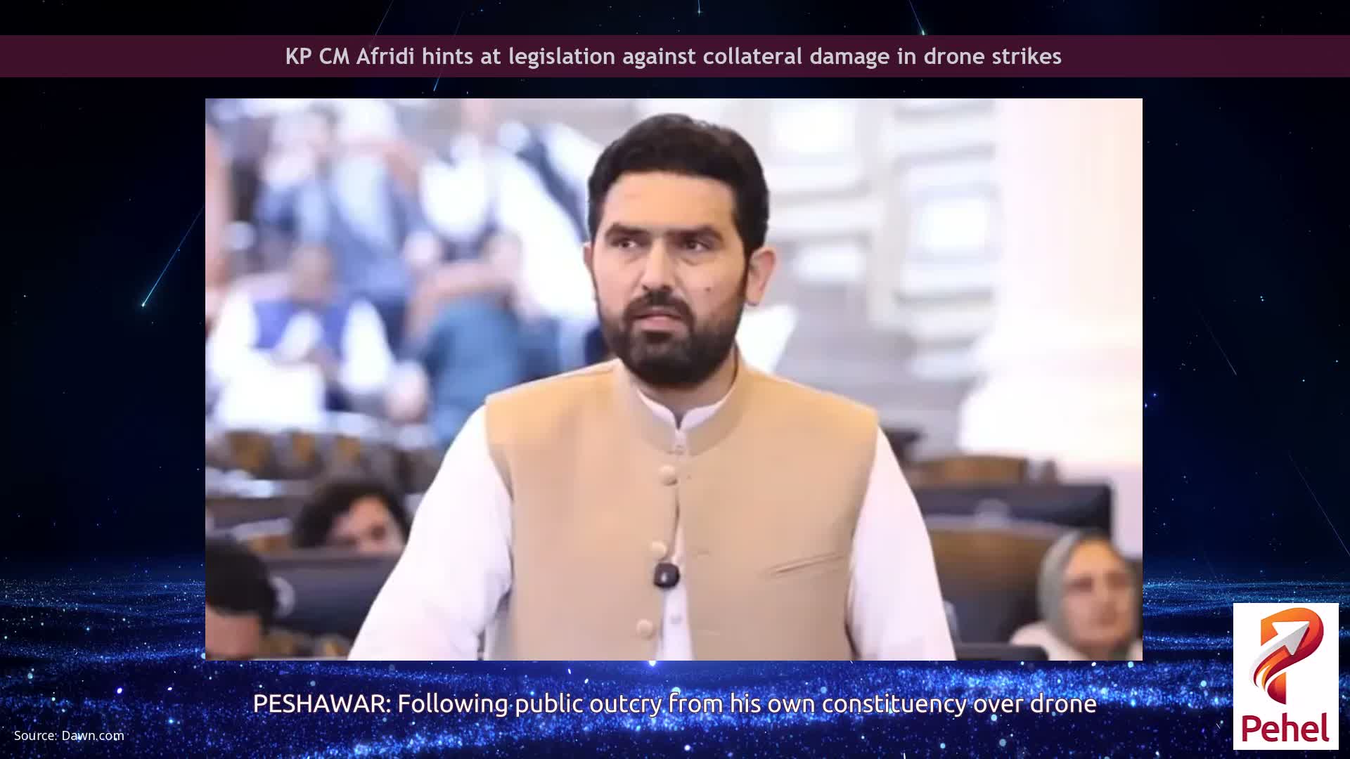 KP CM Afridi hints at legislation against collateral damage in drone strikes