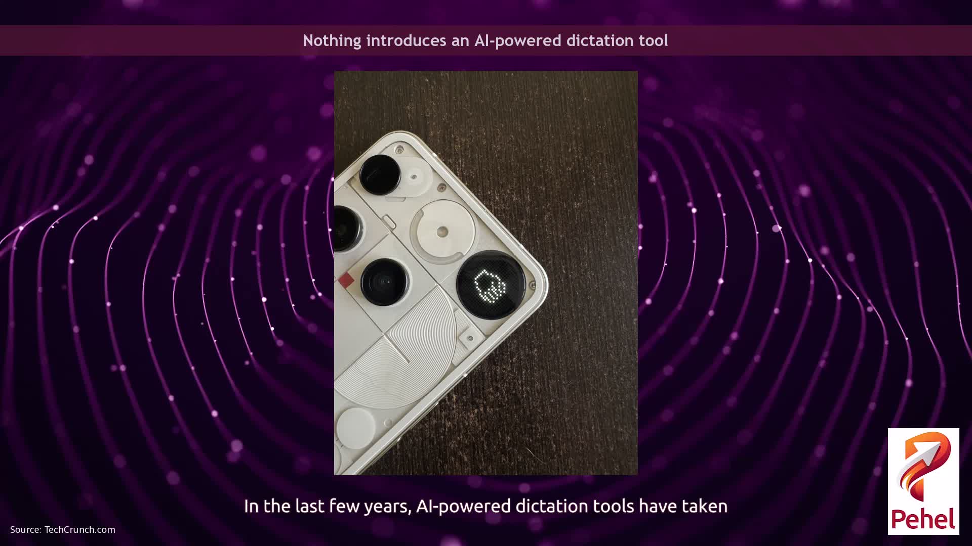 Nothing introduces an AI-powered dictation tool