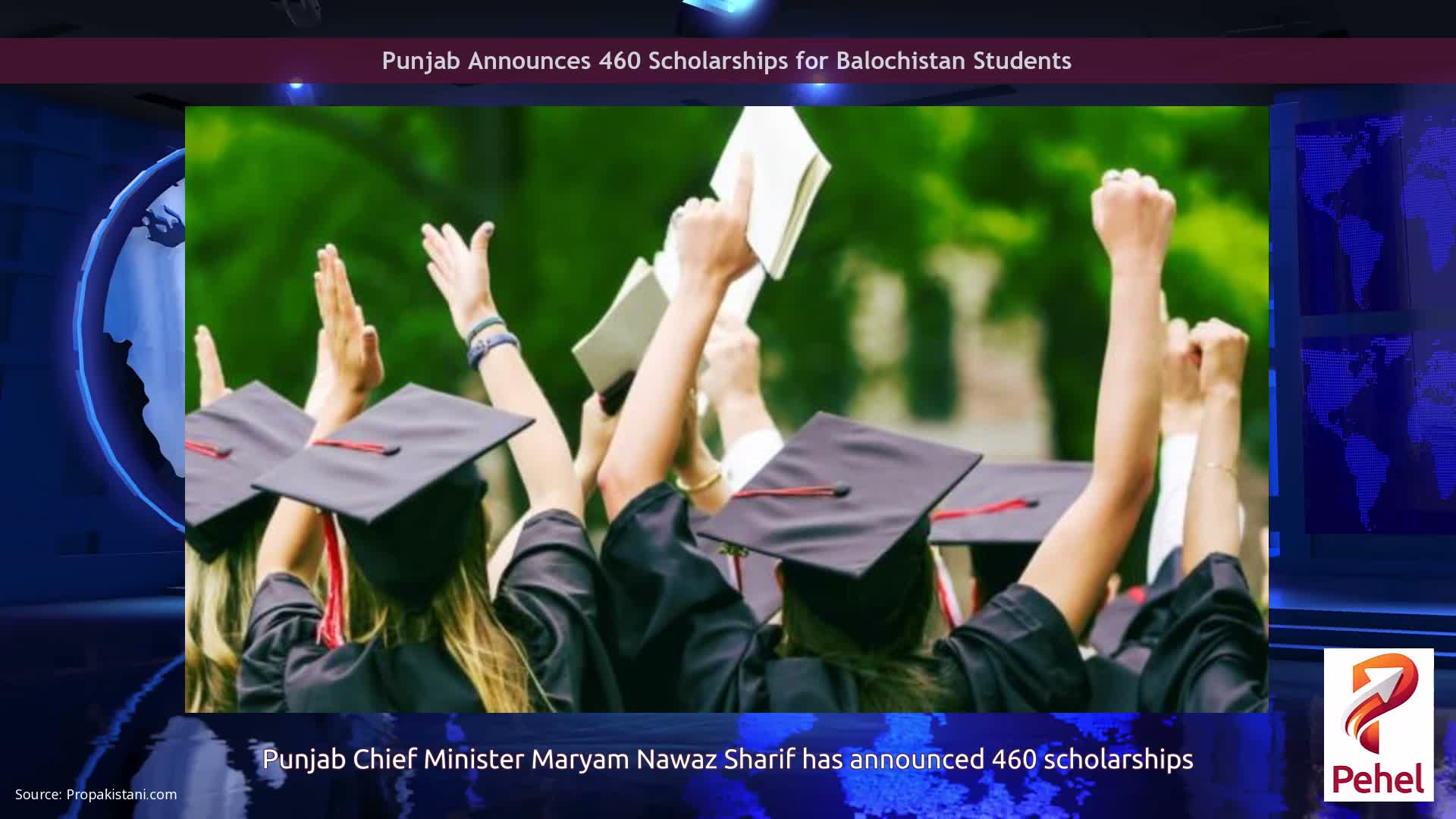 Punjab Announces 460 Scholarships for Balochistan Students