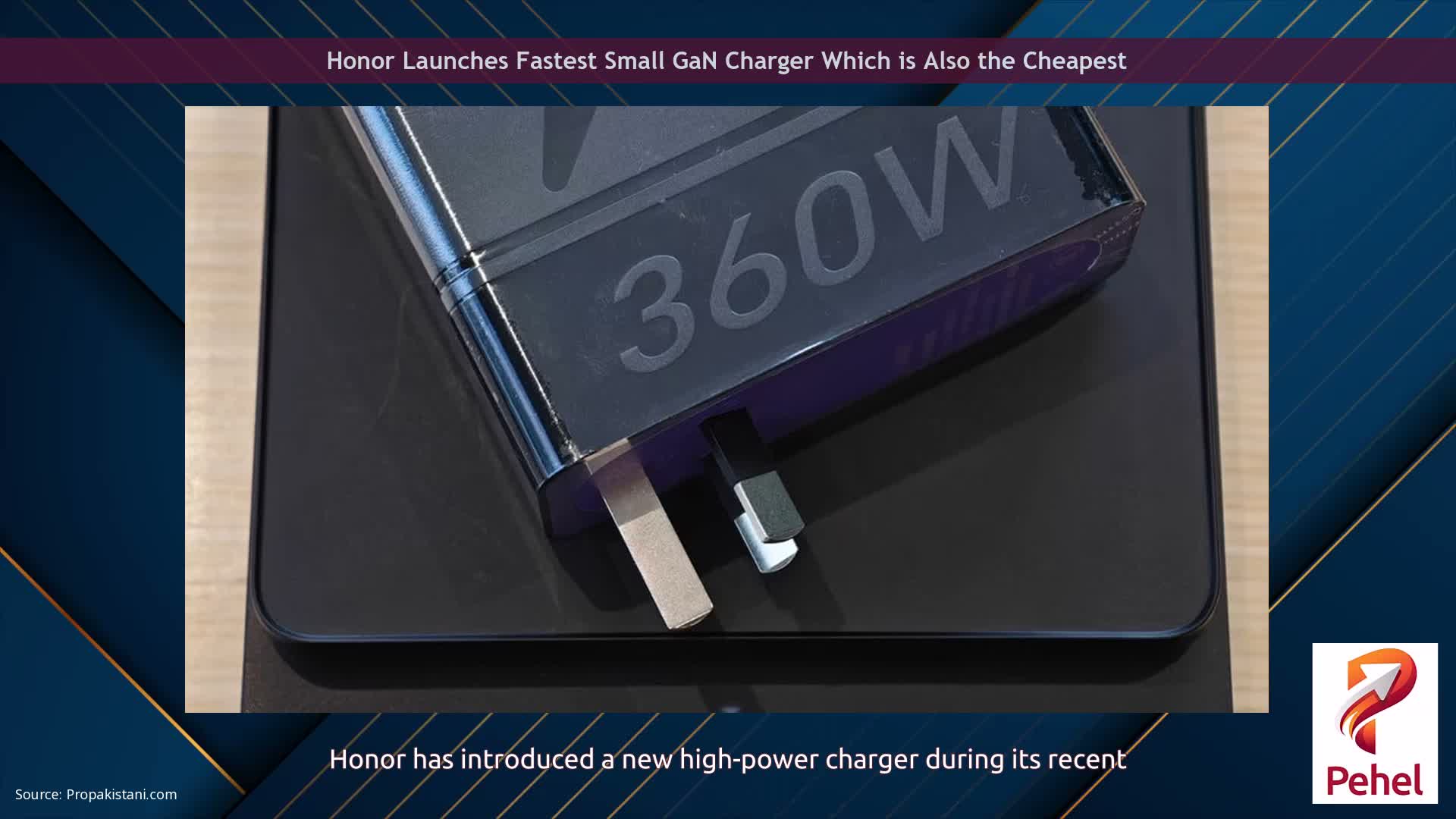 Honor Launches Fastest Small GaN Charger Which is Also the Cheapest