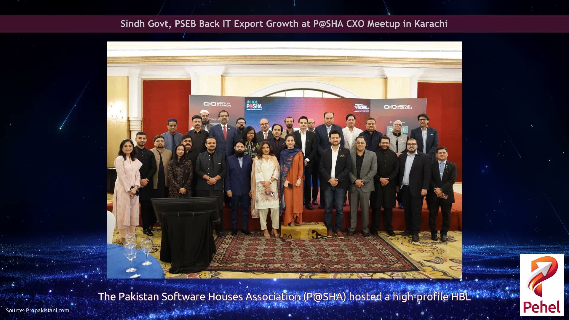 Sindh Govt, PSEB Back IT Export Growth at P@SHA CXO Meetup in Karachi
