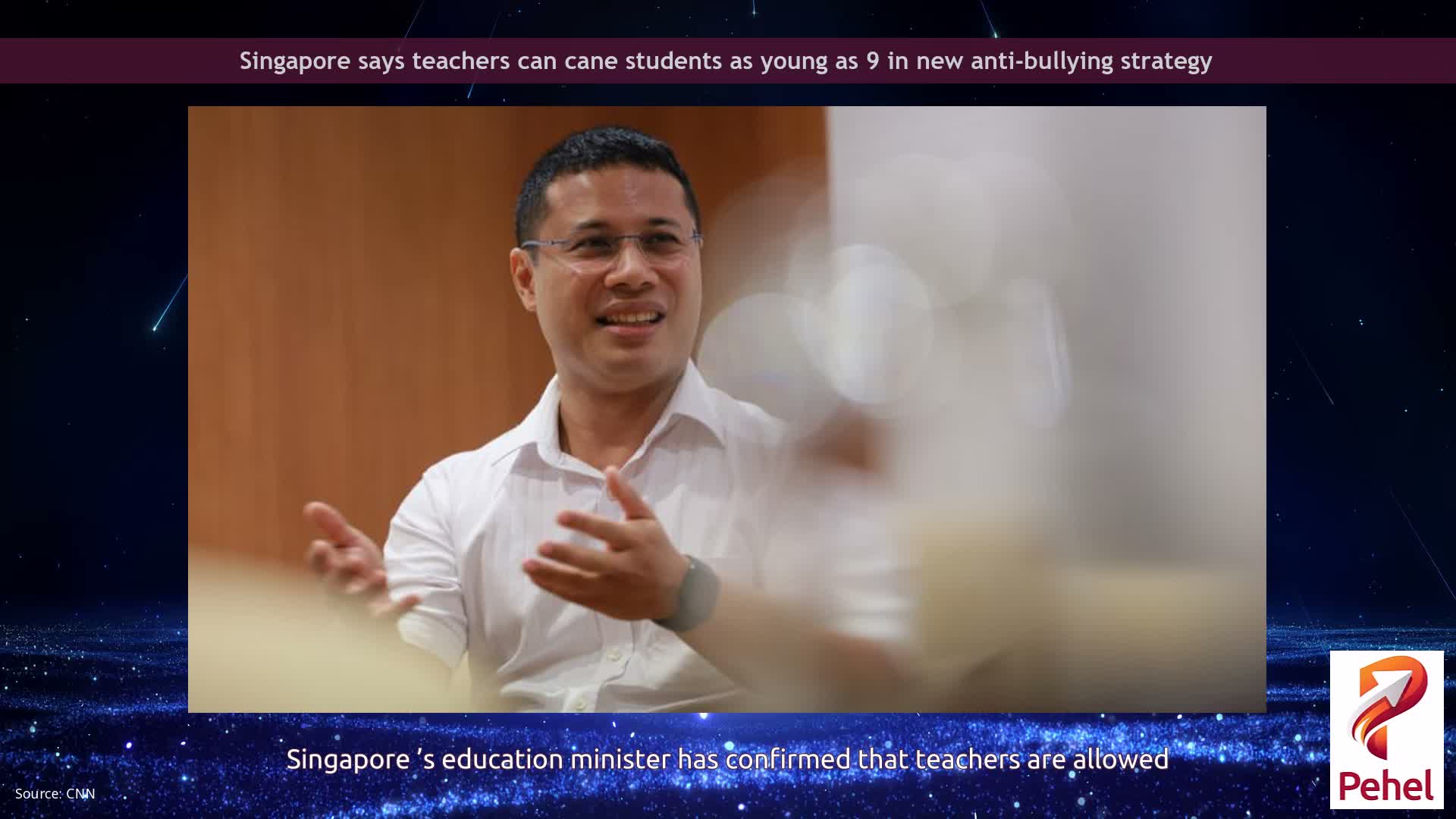 Singapore says teachers can cane students as young as 9 in new anti-bullying strategy