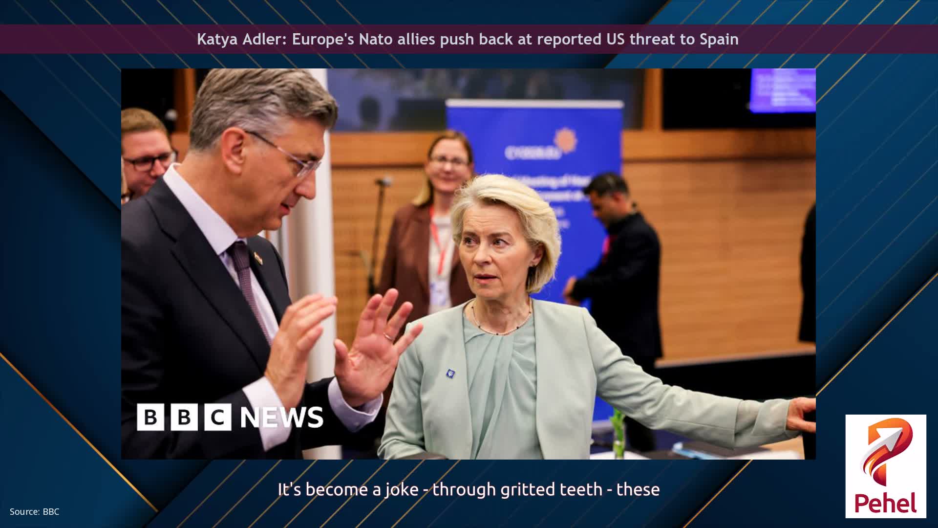 Katya Adler: Europe's Nato allies push back at reported US threat to Spain