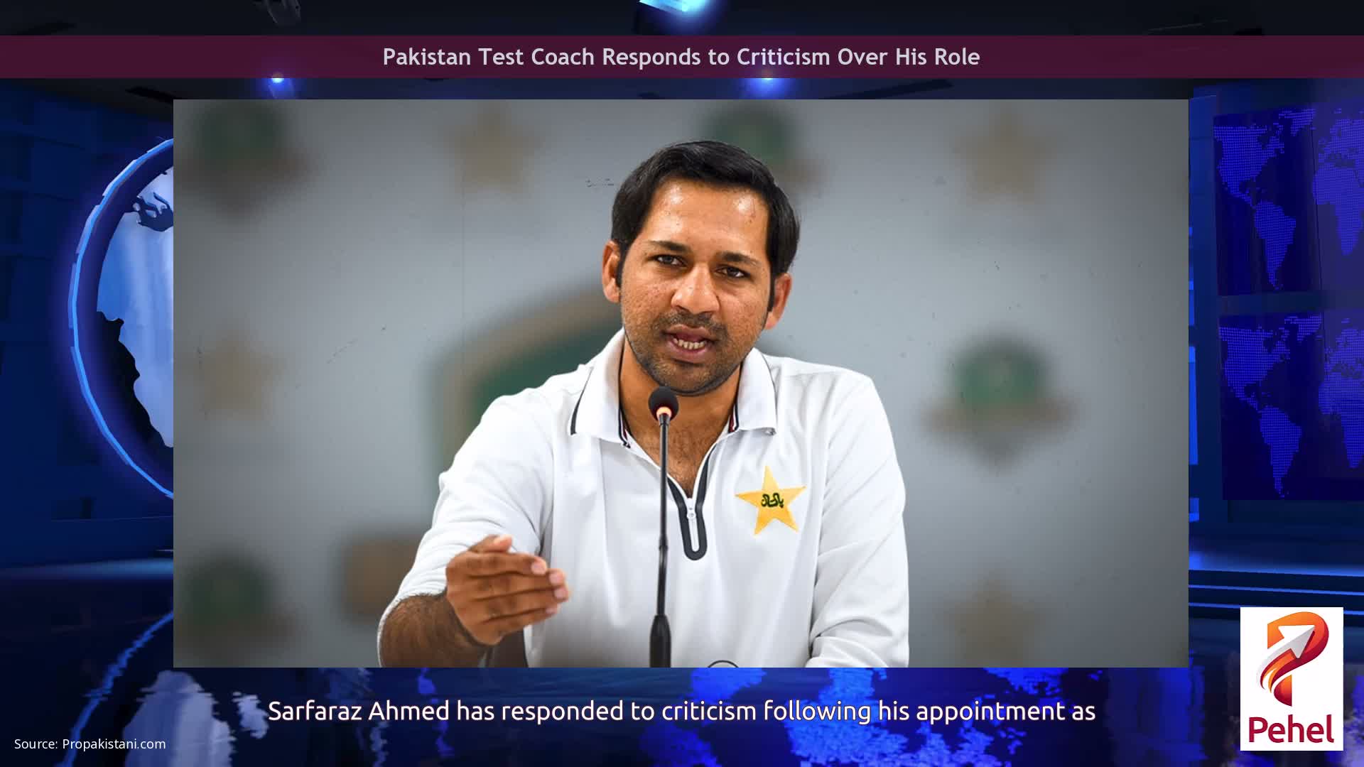Pakistan Test Coach Responds to Criticism Over His Role