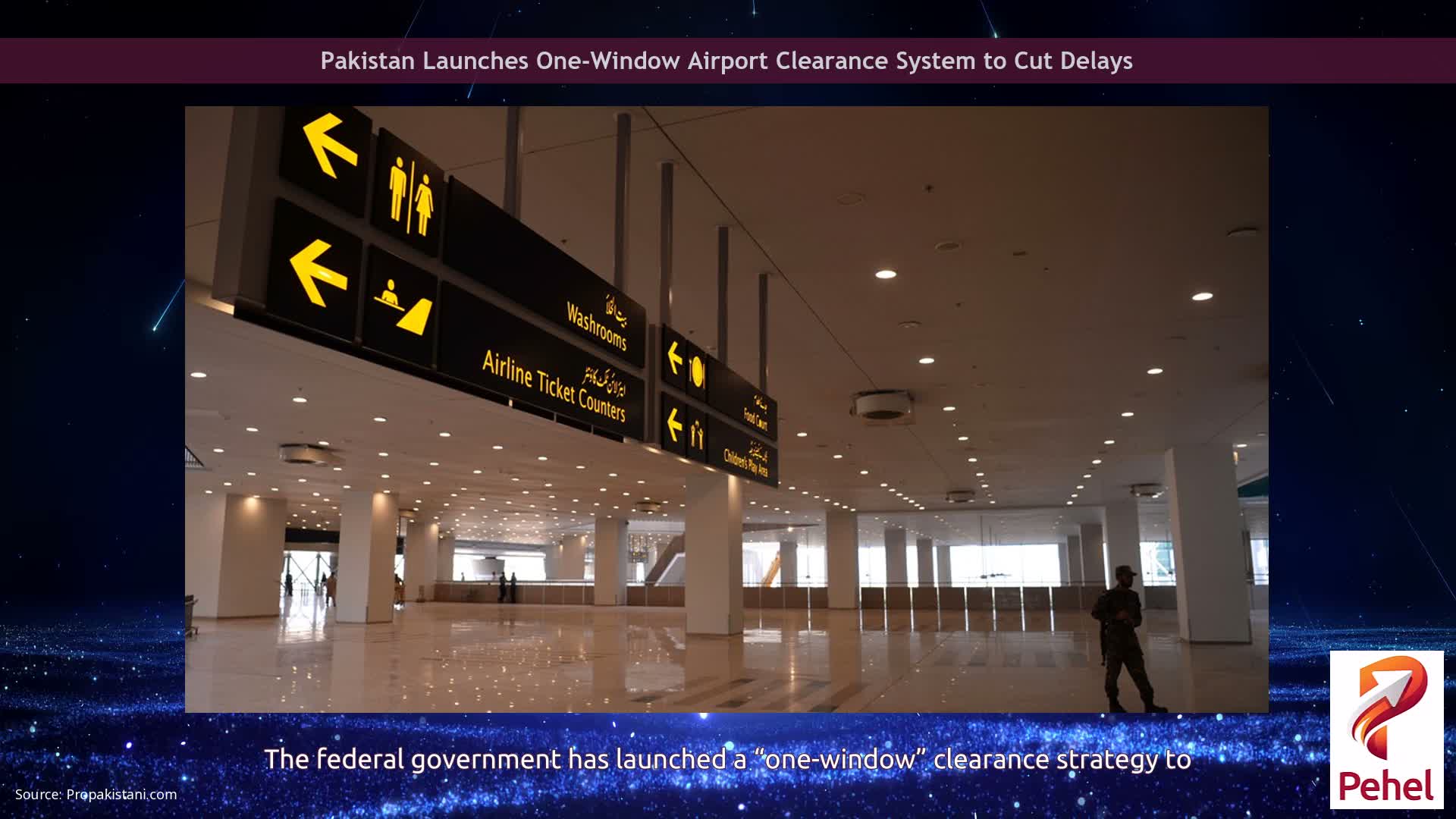 Pakistan Launches One-Window Airport Clearance System to Cut Delays