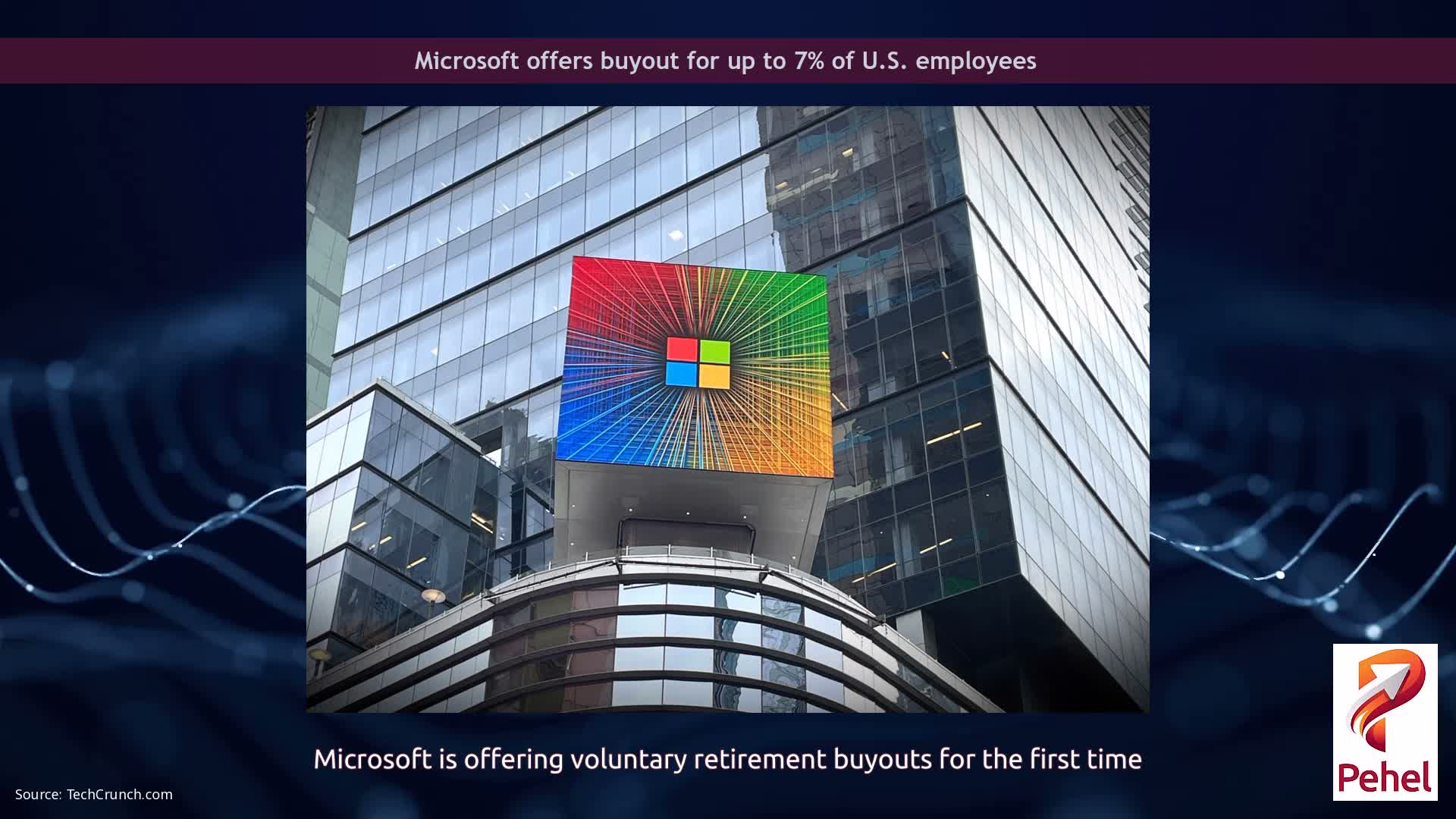 Microsoft offers buyout for up to 7% of U.S. employees