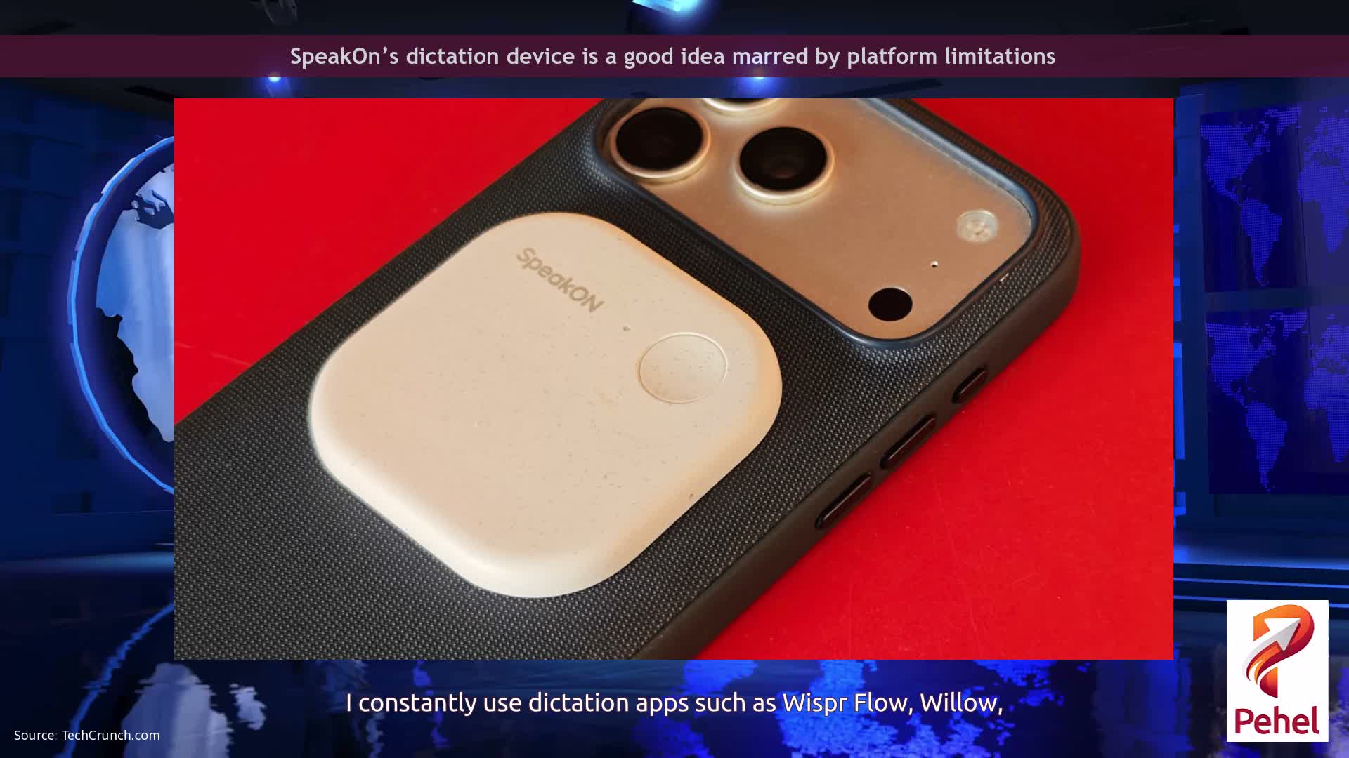 SpeakOn’s dictation device is a good idea marred by platform limitations