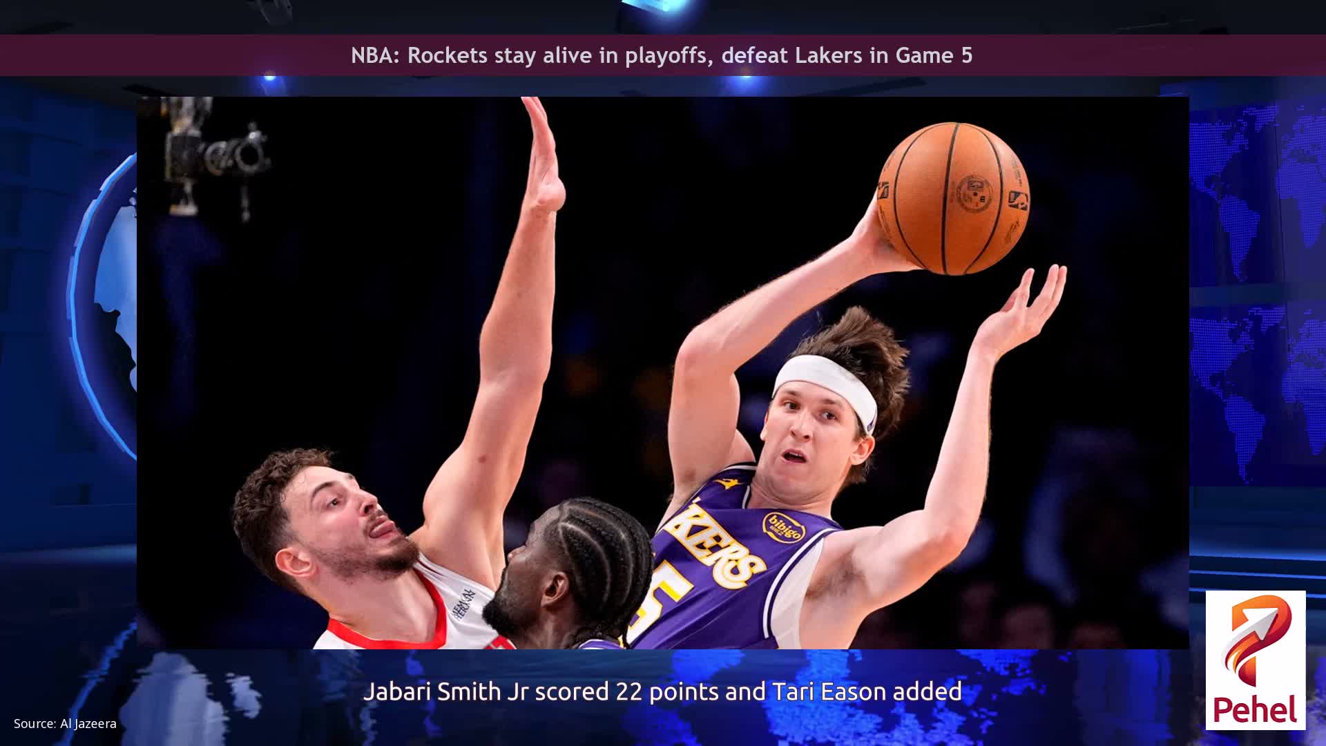 NBA: Rockets stay alive in playoffs, defeat Lakers in Game 5