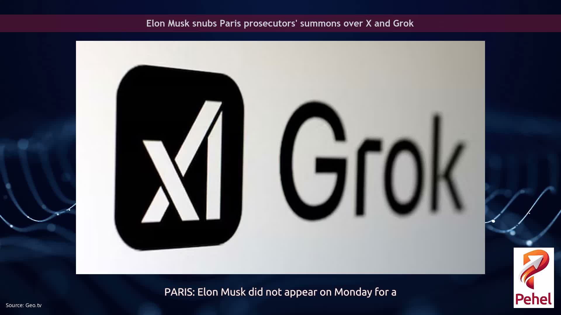 Elon Musk snubs Paris prosecutors' summons over X and Grok