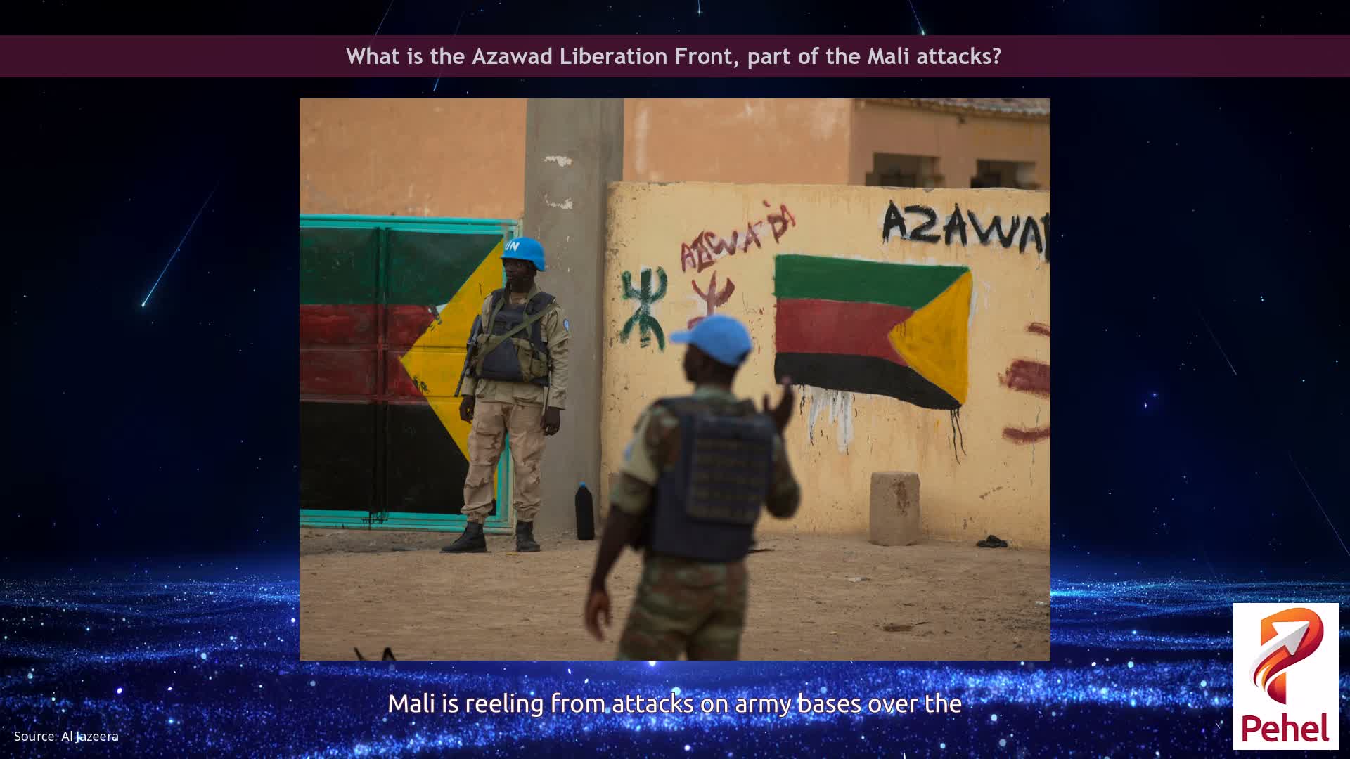 What is the Azawad Liberation Front, part of the Mali attacks?