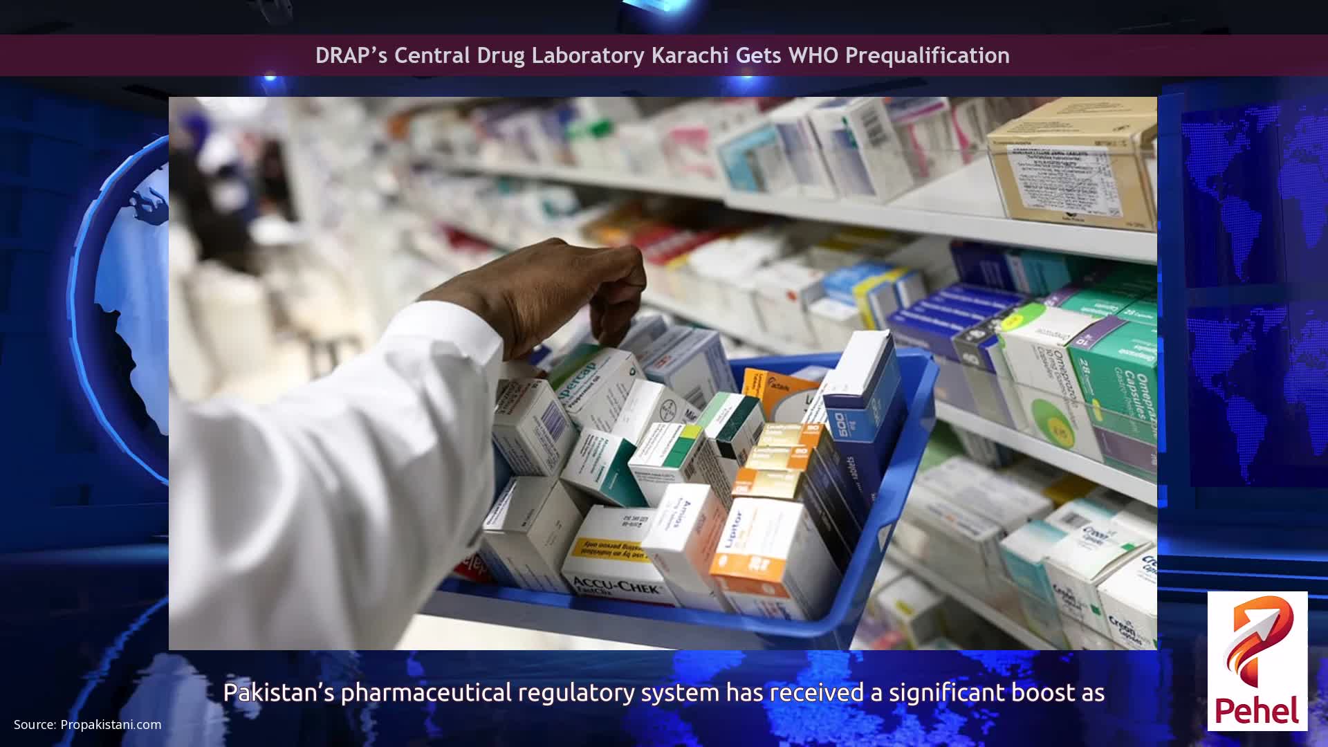 DRAP’s Central Drug Laboratory Karachi Gets WHO Prequalification