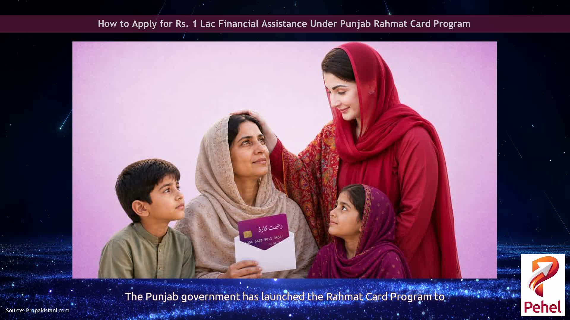 How to Apply for Rs. 1 Lac Financial Assistance Under Punjab Rahmat Card Program