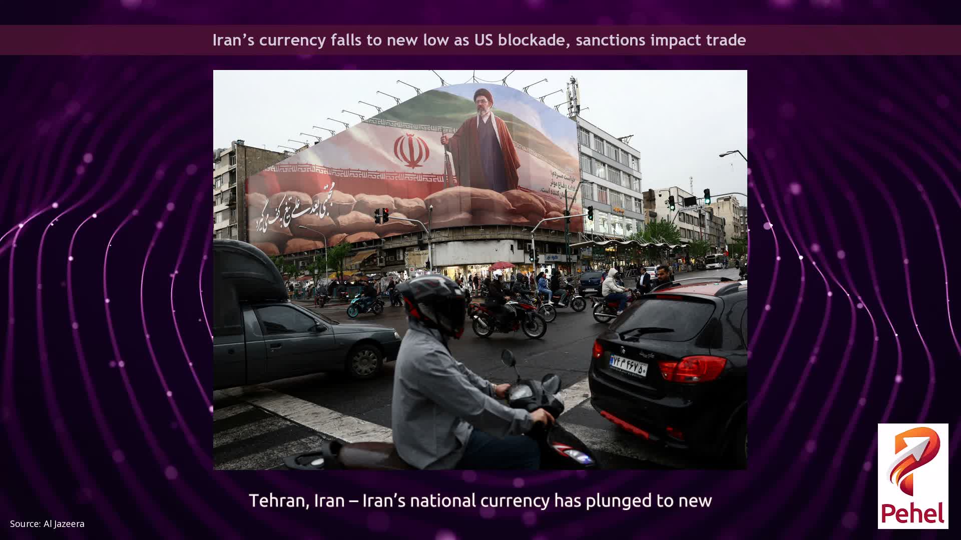 Iran’s currency falls to new low as US blockade, sanctions impact trade