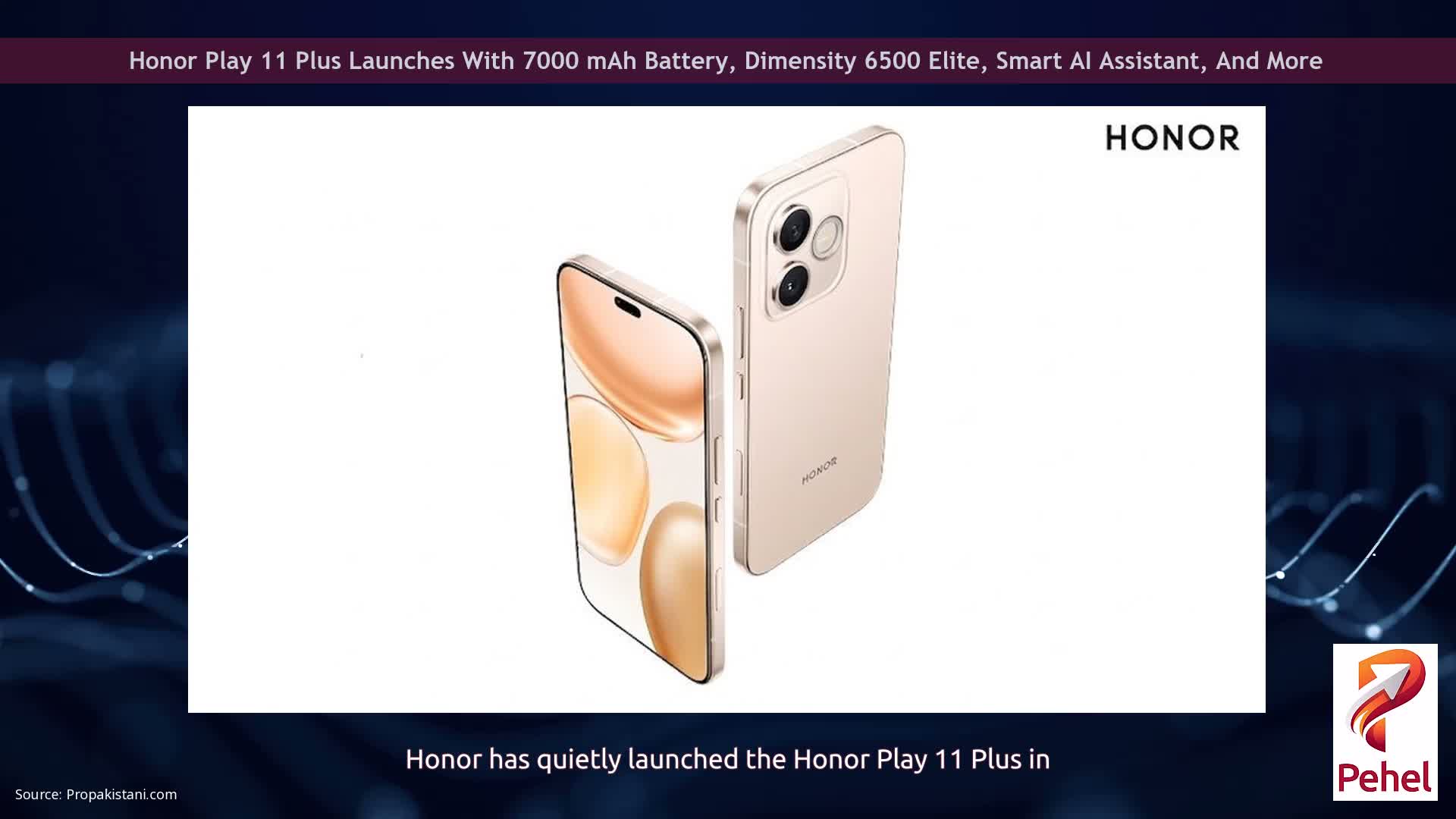 Honor Play 11 Plus Launches With 7000 mAh Battery, Dimensity 6500 Elite, Smart AI Assistant, And More