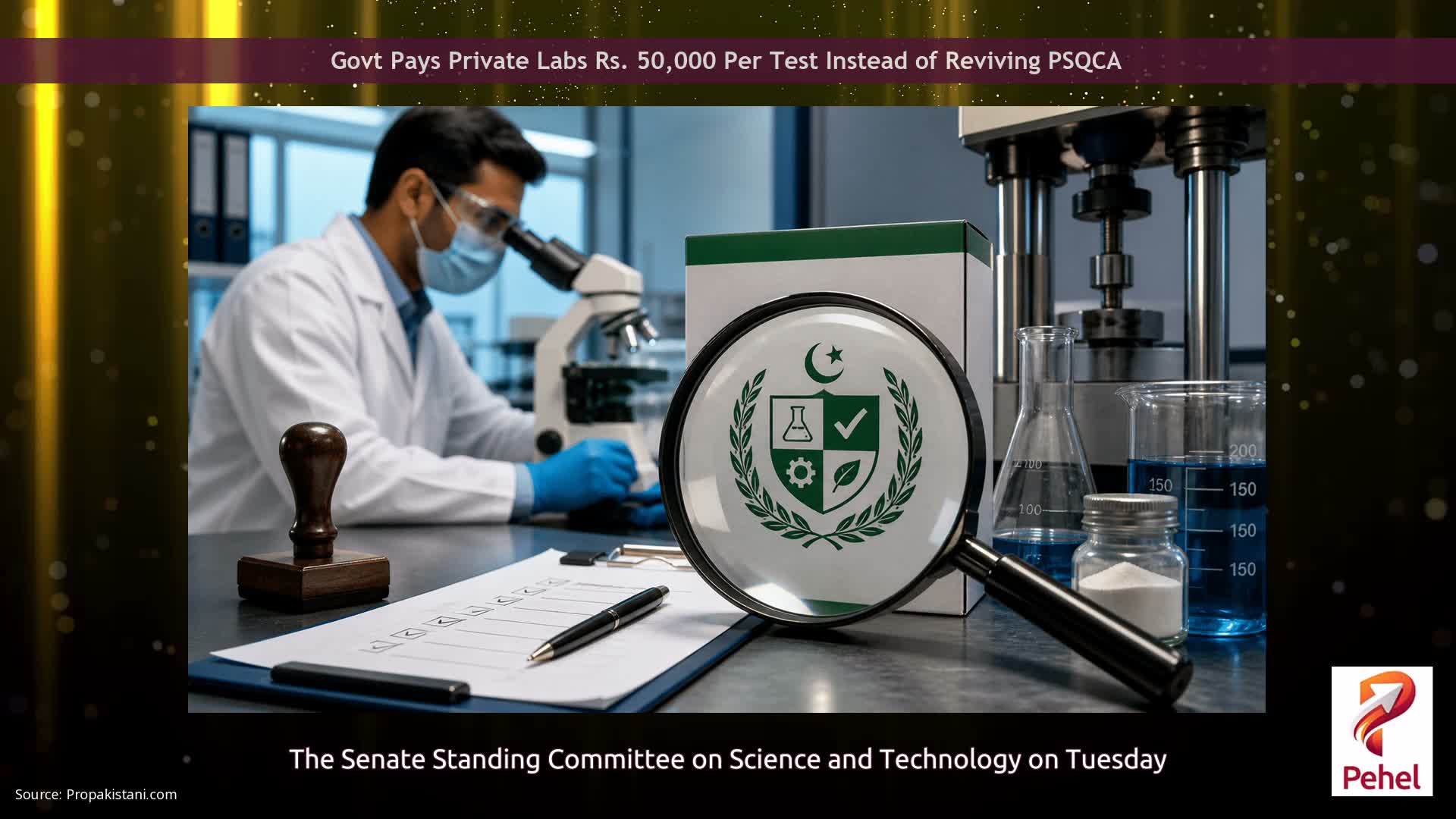 Govt Pays Private Labs Rs. 50,000 Per Test Instead of Reviving PSQCA