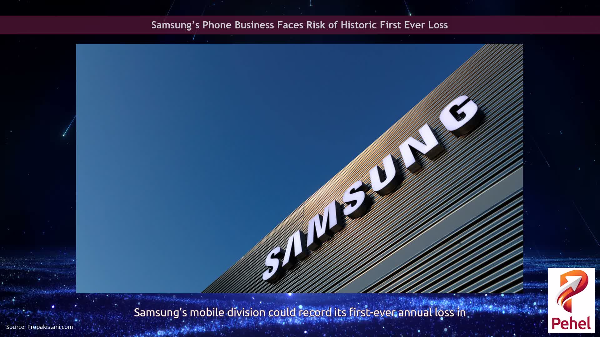 Samsung’s Phone Business Faces Risk of Historic First Ever Loss