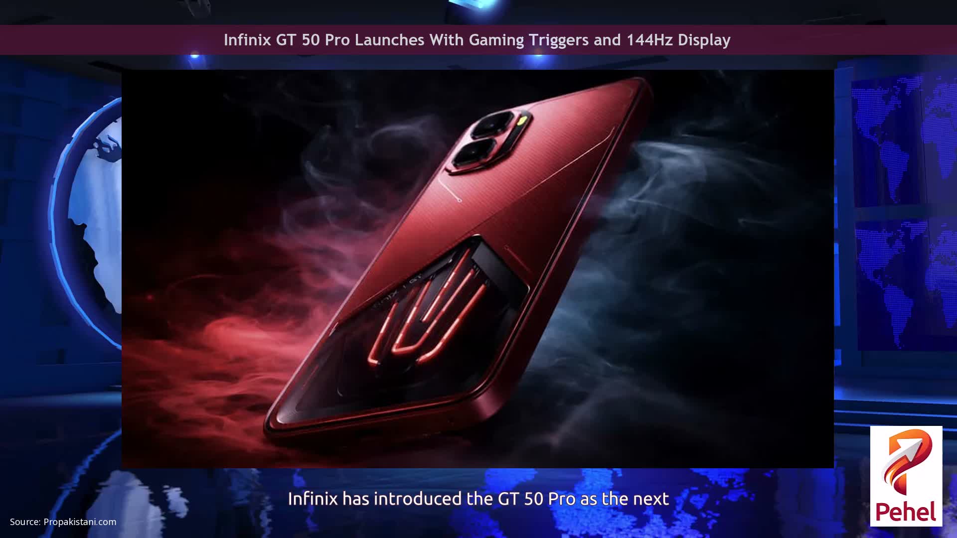 Infinix GT 50 Pro Launches With Gaming Triggers and 144Hz Display
