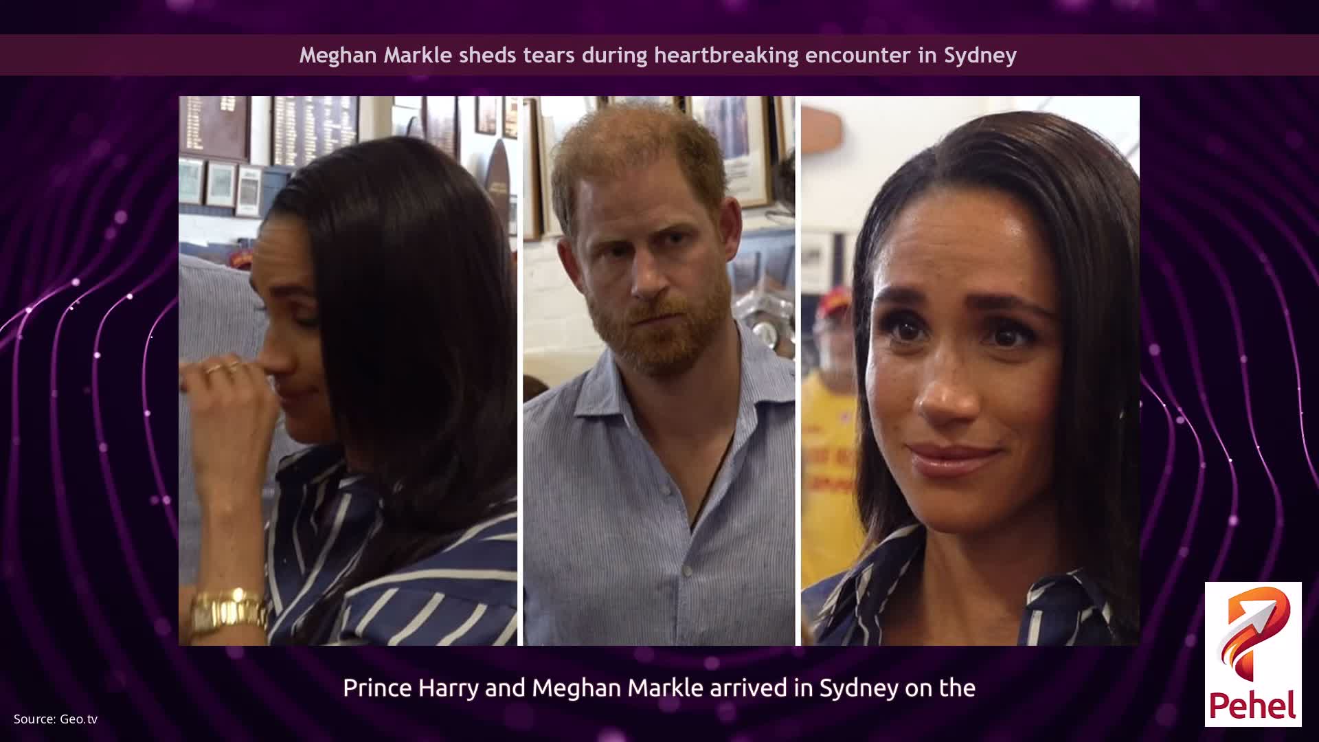Meghan Markle sheds tears during heartbreaking encounter in Sydney