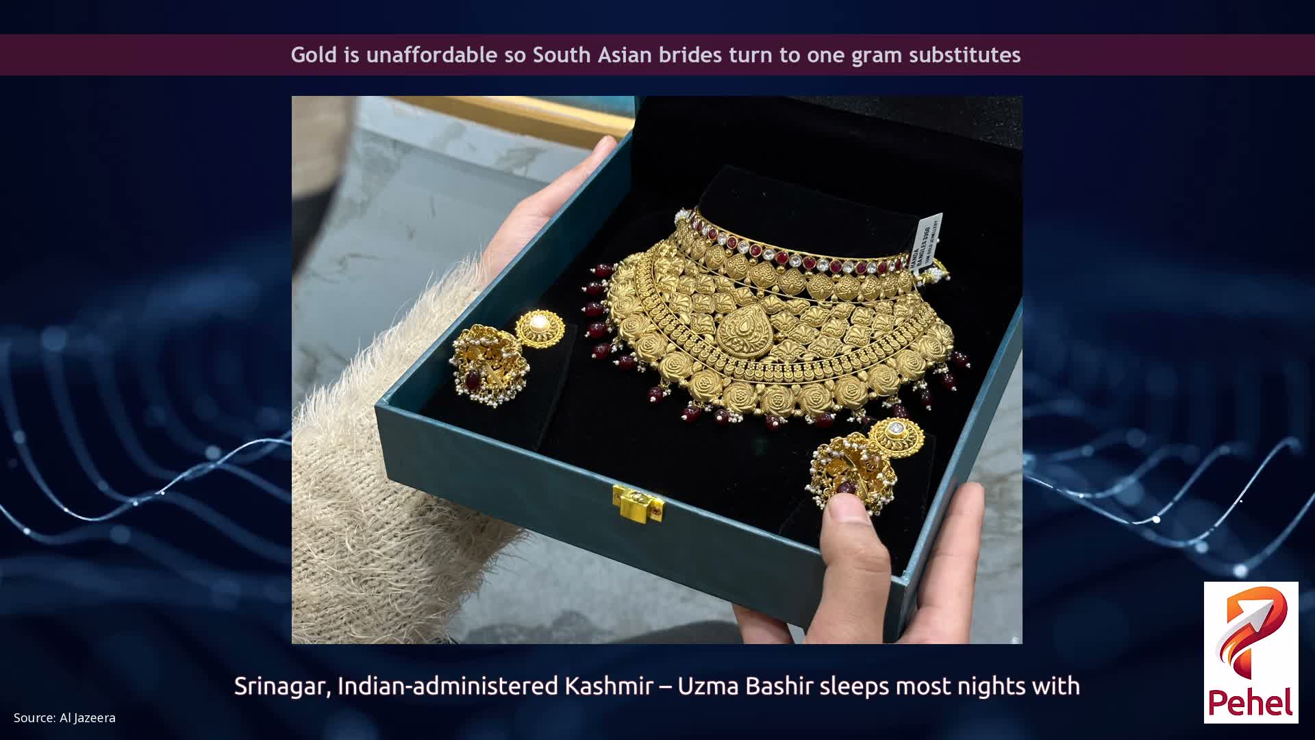 Gold is unaffordable so South Asian brides turn to one gram substitutes