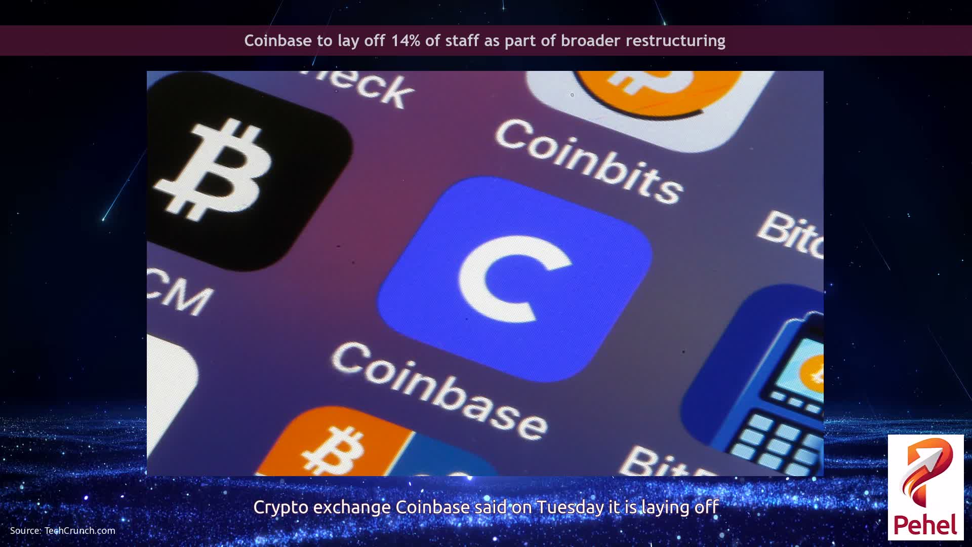 Coinbase to lay off 14% of staff as part of broader restructuring