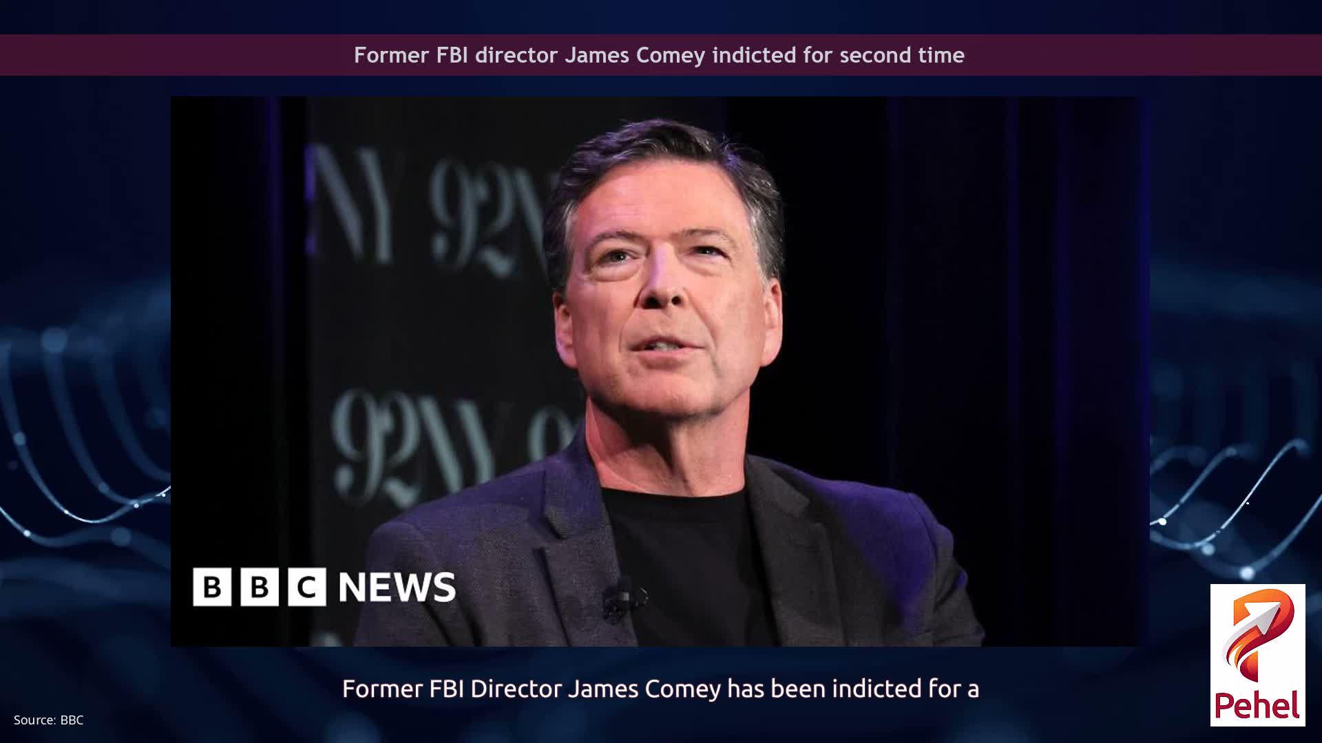 Former FBI director James Comey indicted for second time