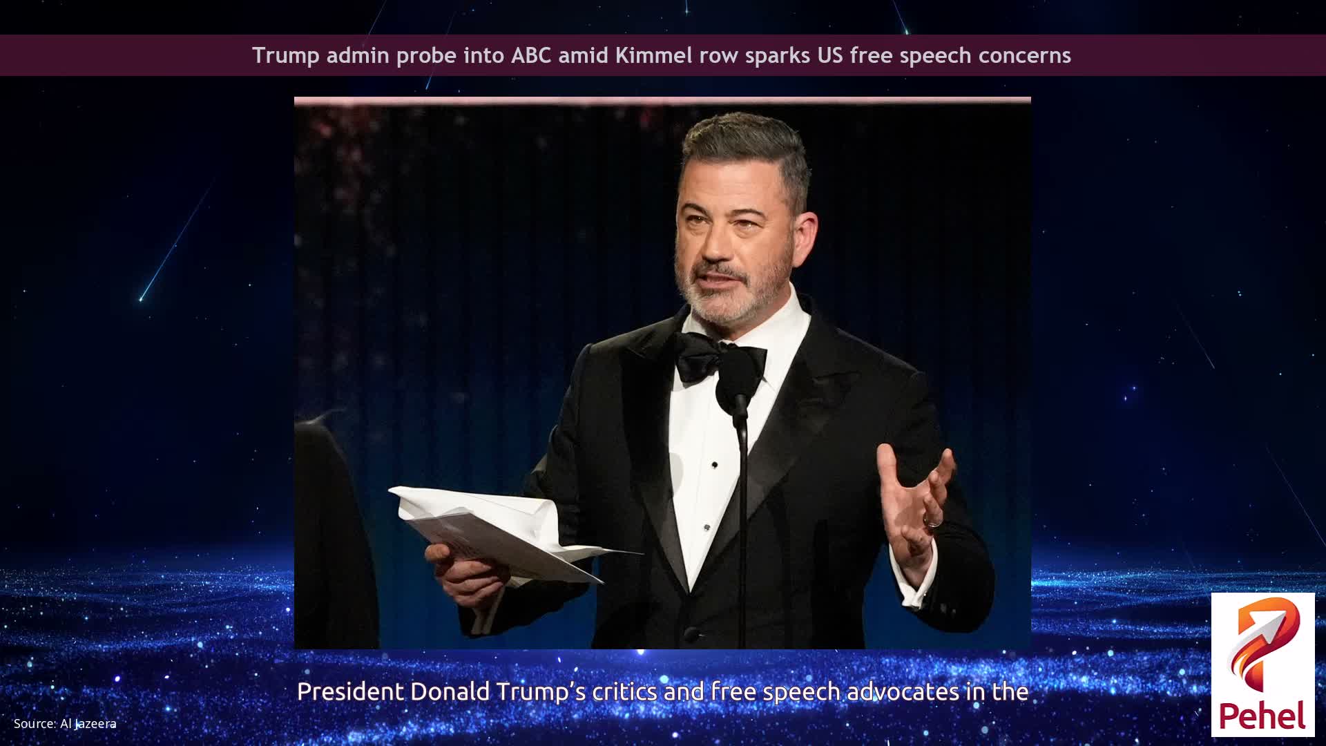 Trump admin probe into ABC amid Kimmel row sparks US free speech concerns