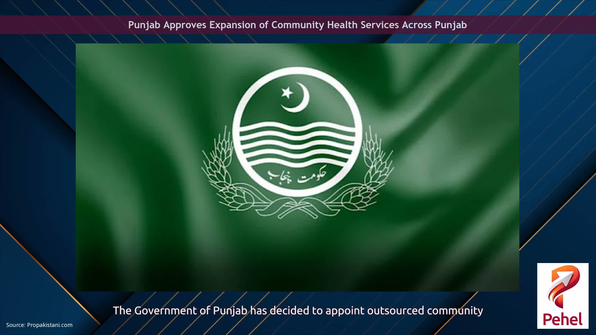 Punjab Approves Expansion of Community Health Services Across Punjab