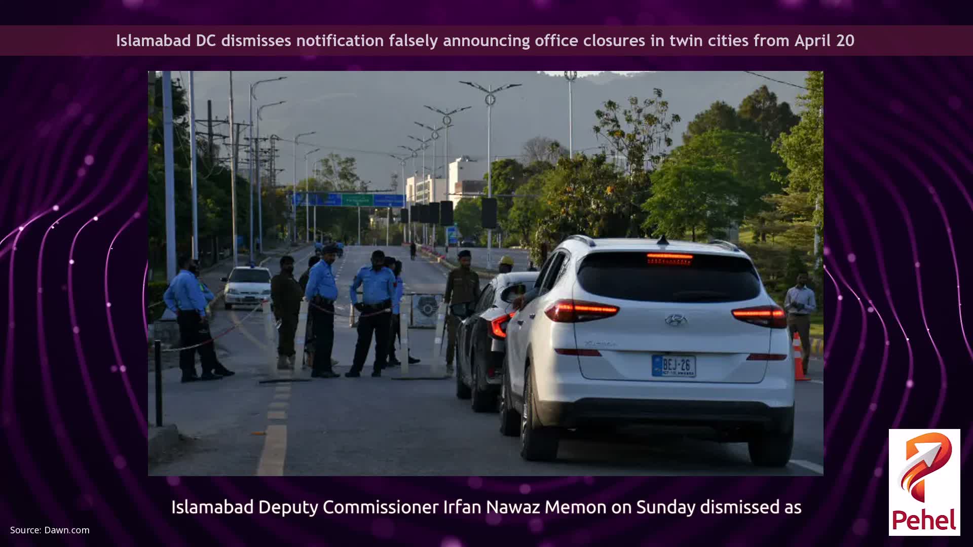 Islamabad DC dismisses notification falsely announcing office closures in twin cities from April 20