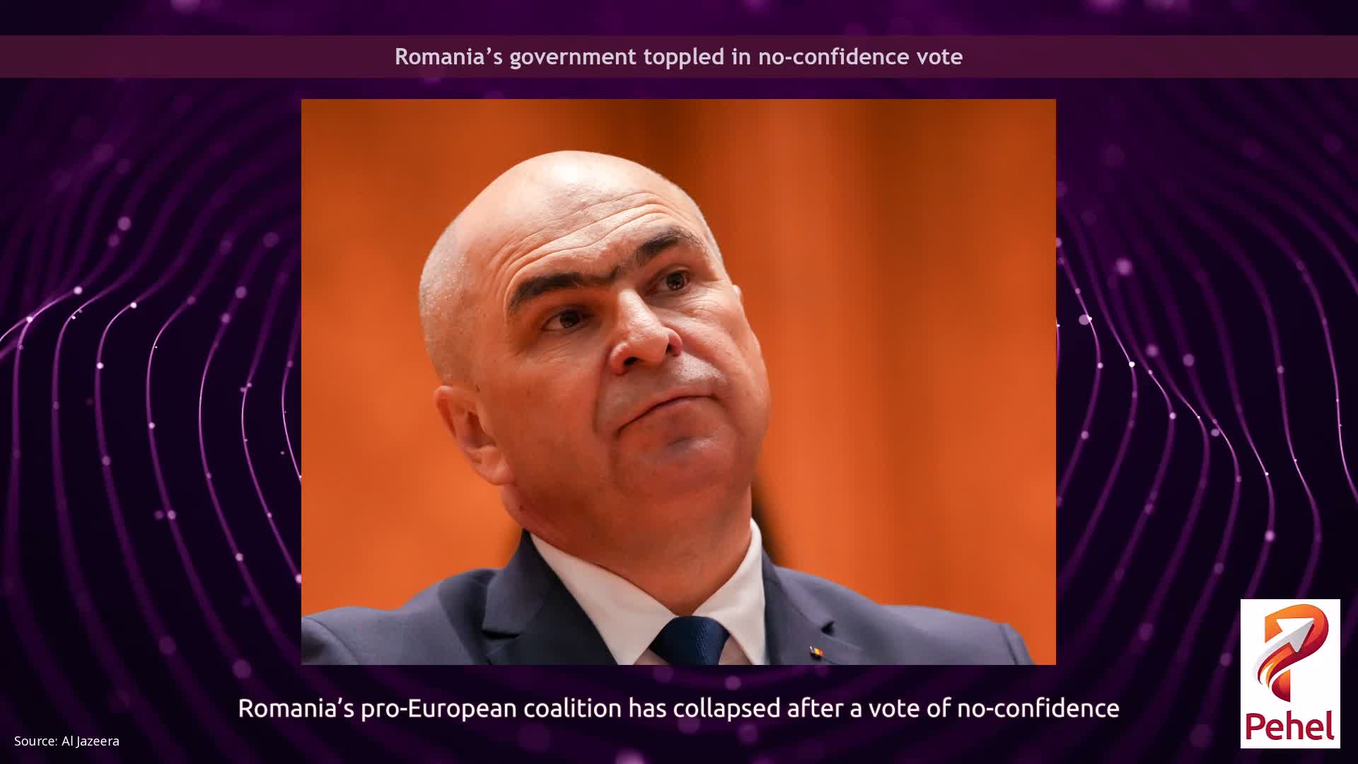 Romania’s government toppled in no-confidence vote