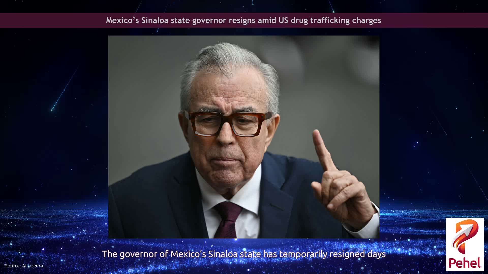 Mexico’s Sinaloa state governor resigns amid US drug trafficking charges