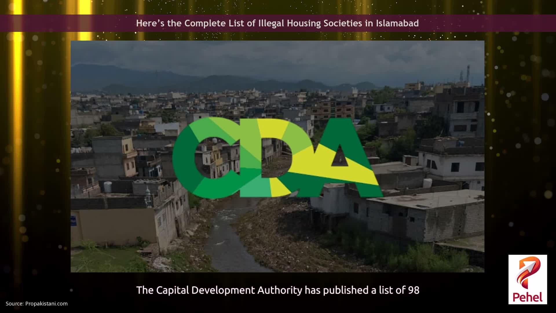 Here’s the Complete List of Illegal Housing Societies in Islamabad