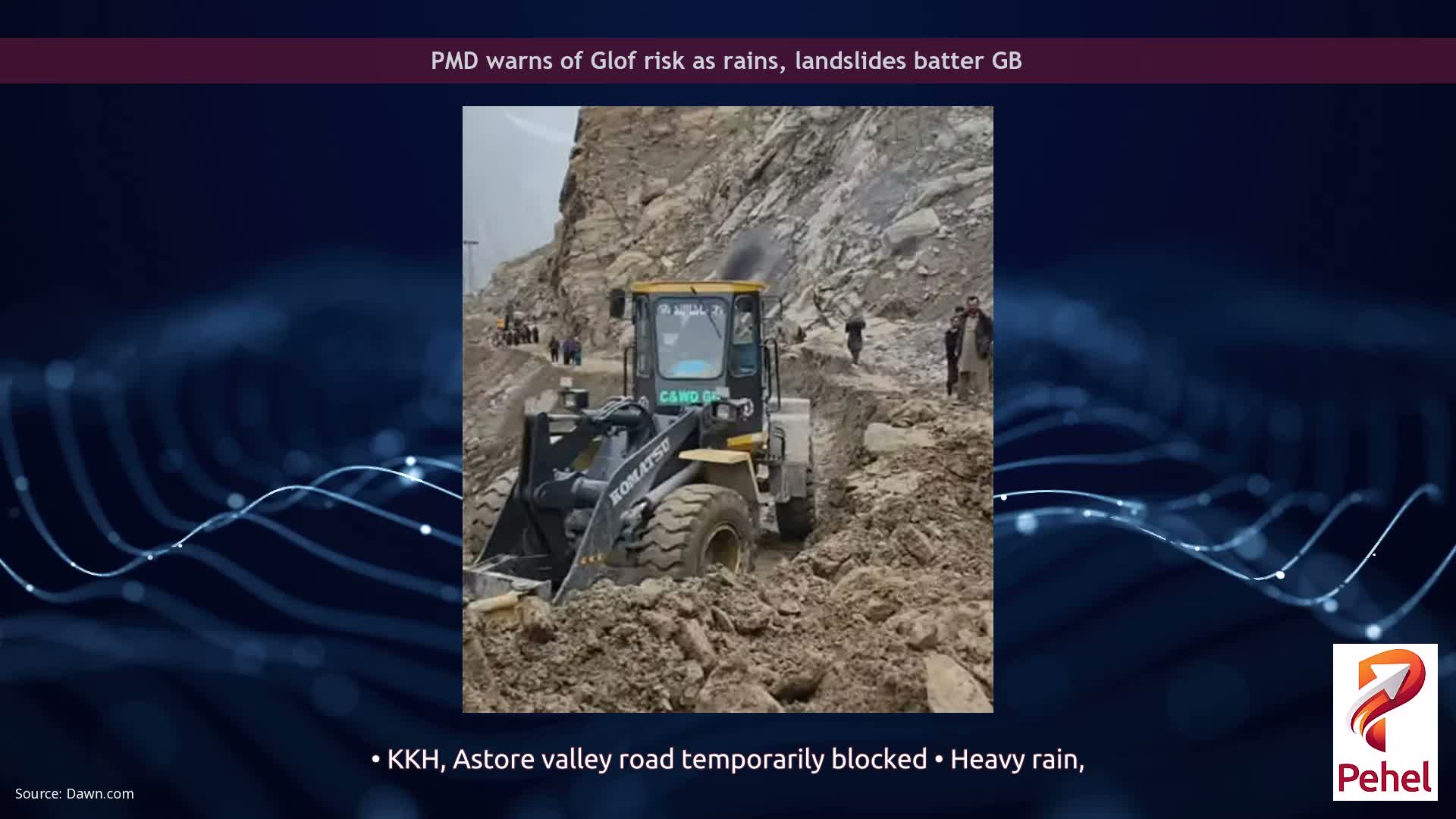 PMD warns of Glof risk as rains, landslides batter GB
