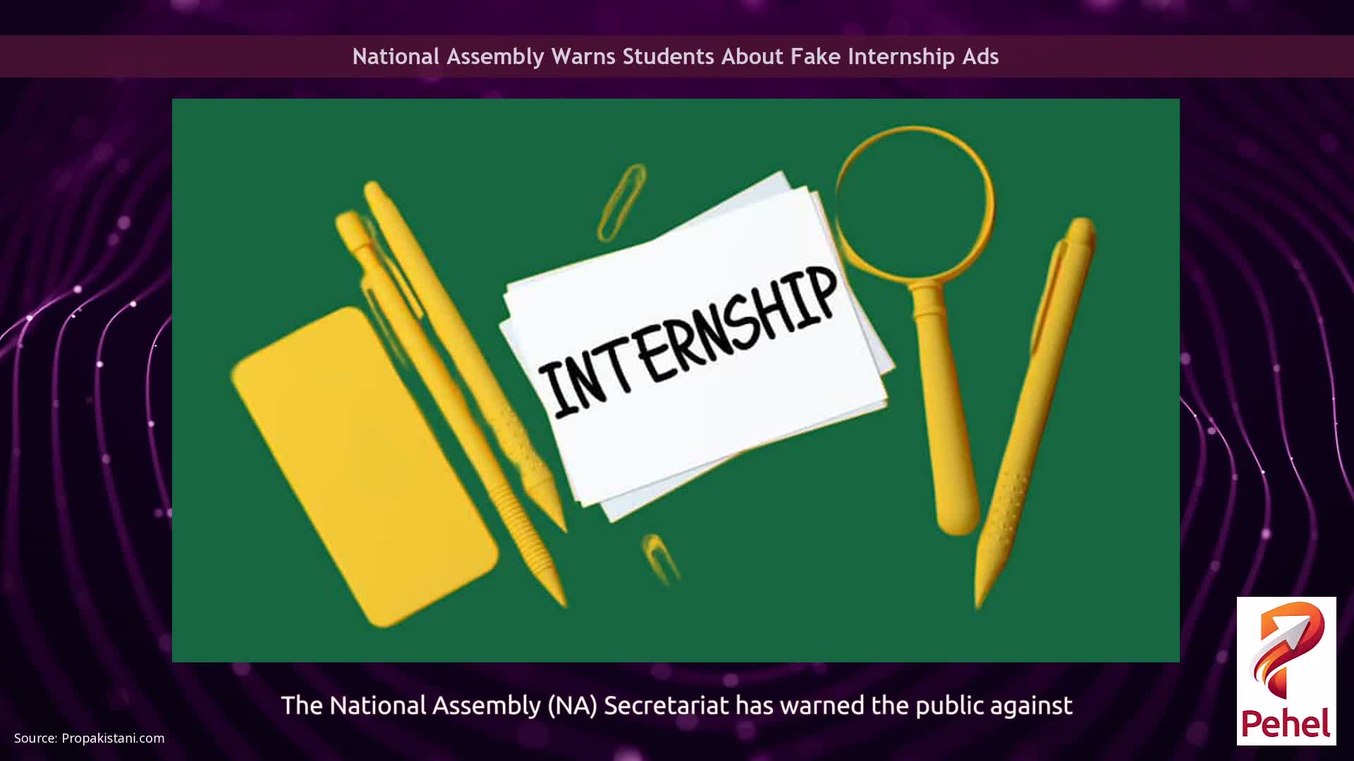 National Assembly Warns Students About Fake Internship Ads