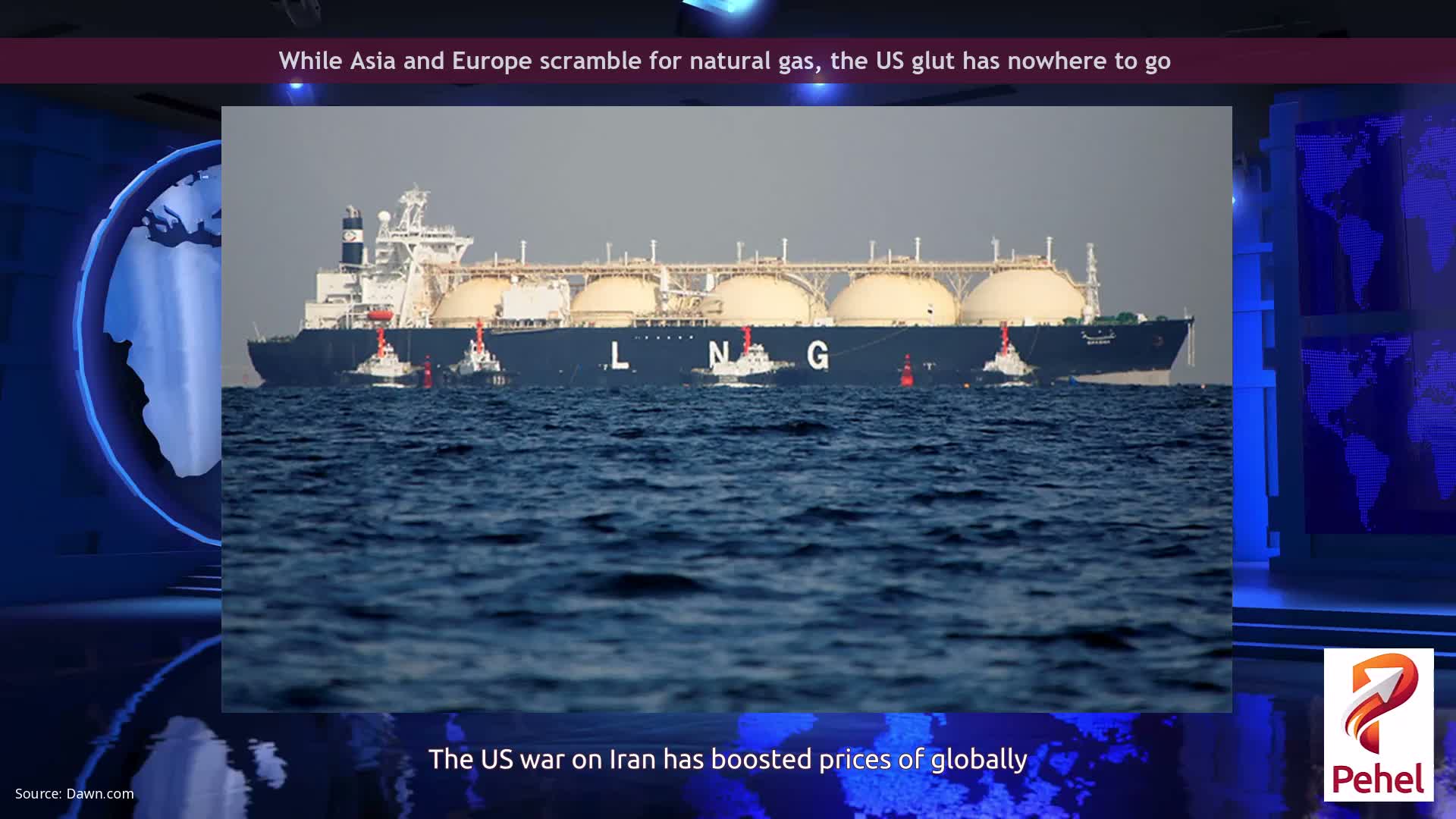 While Asia and Europe scramble for natural gas, the US glut has nowhere to go