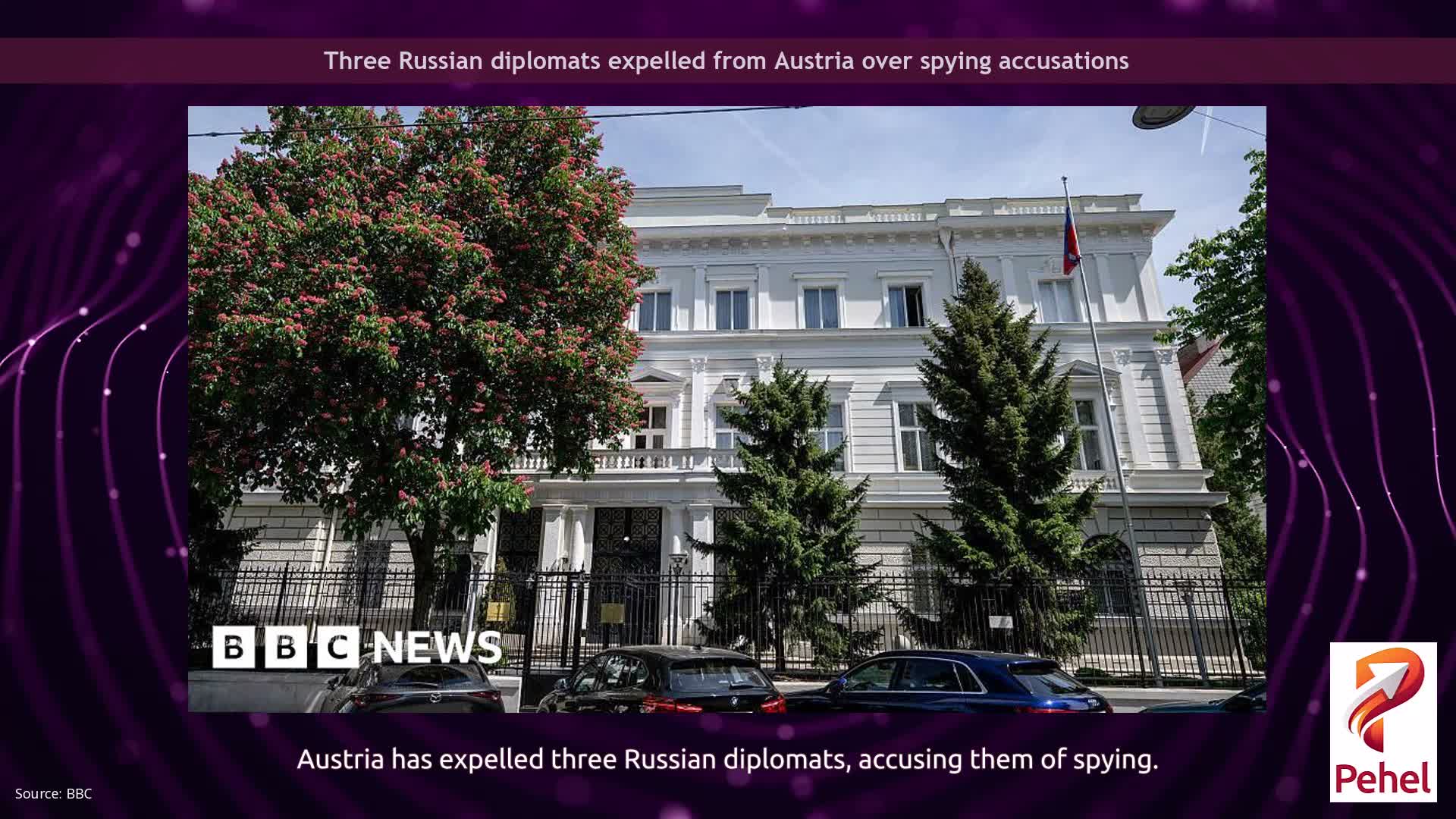 Three Russian diplomats expelled from Austria over spying accusations