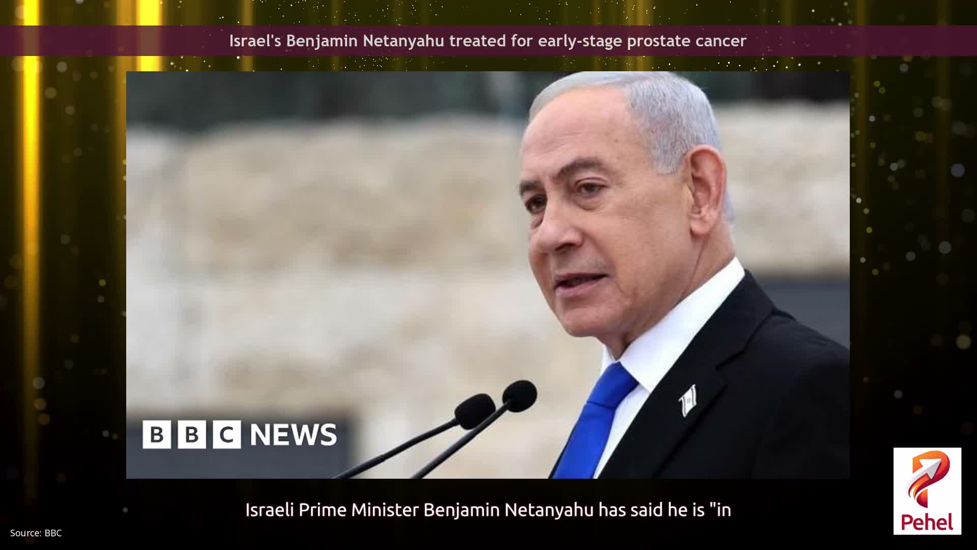 Israel's Benjamin Netanyahu treated for early-stage prostate cancer